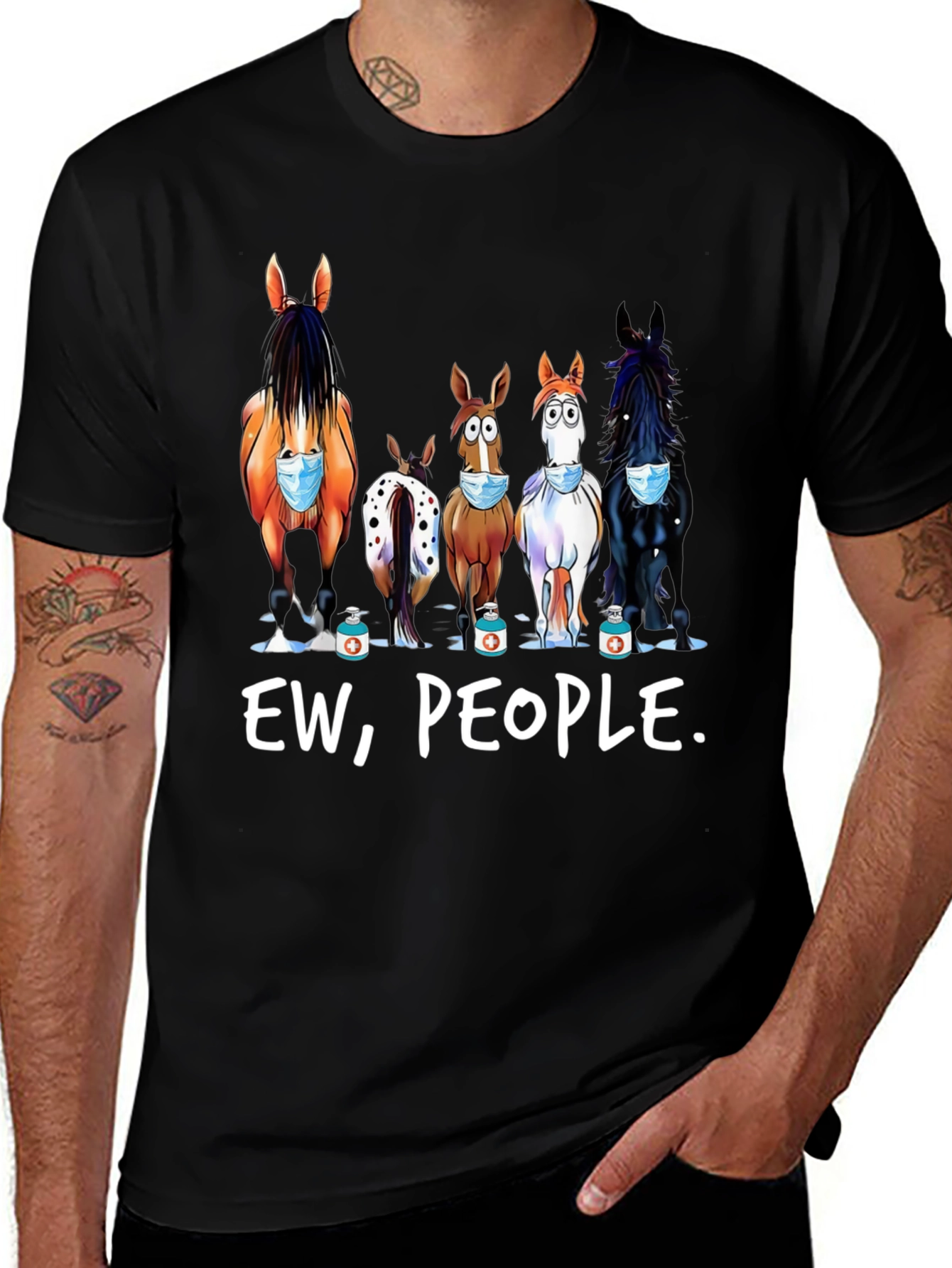 Variant 5 of Ew, People! Horse Graphic Tee