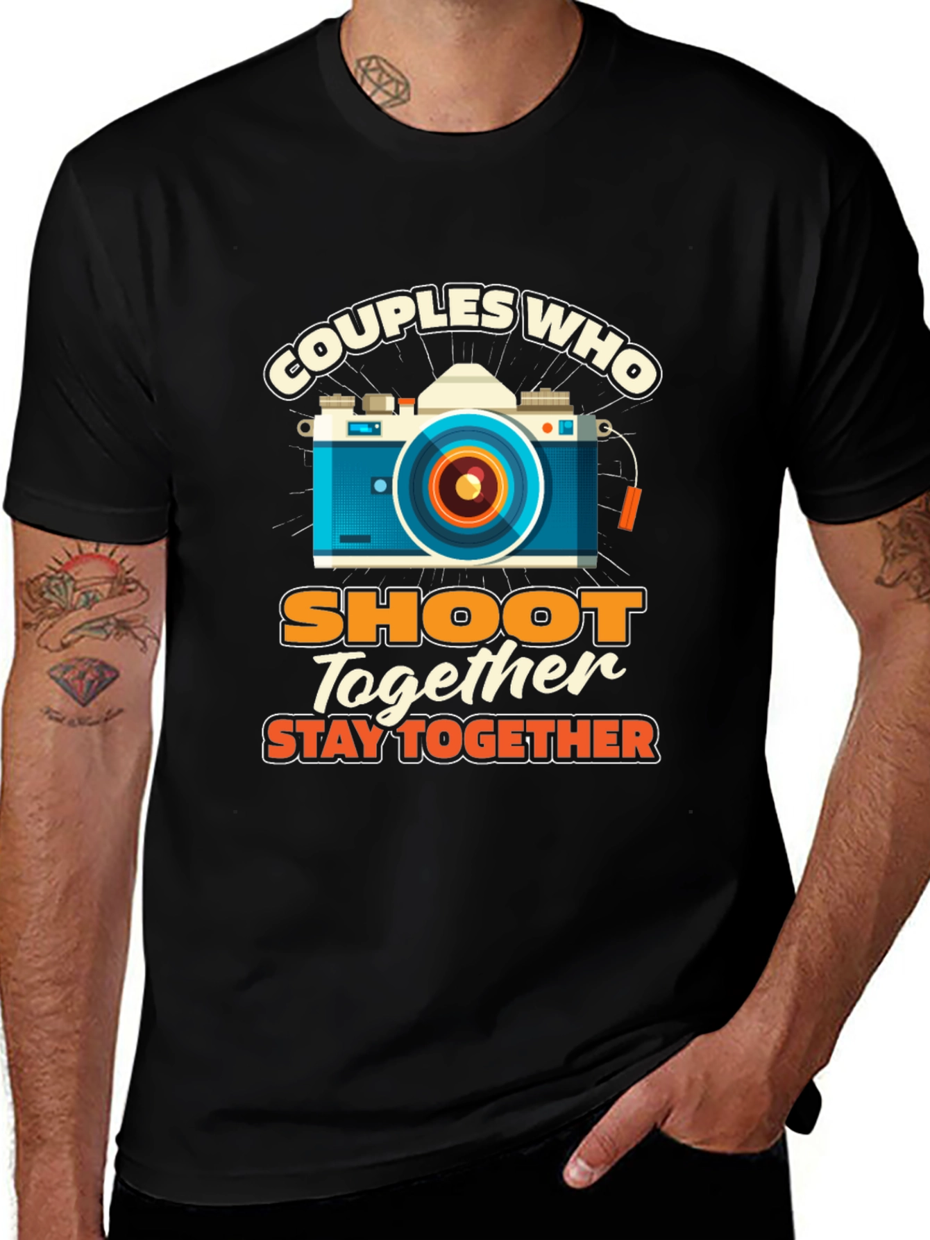 Variant 27 of Couples Who Shoot Together T-Shirt - Camera Lover