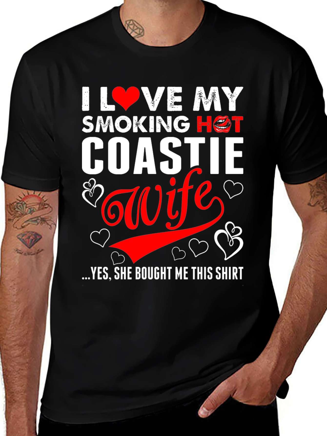 I Love My Coastie Wife T-Shirt