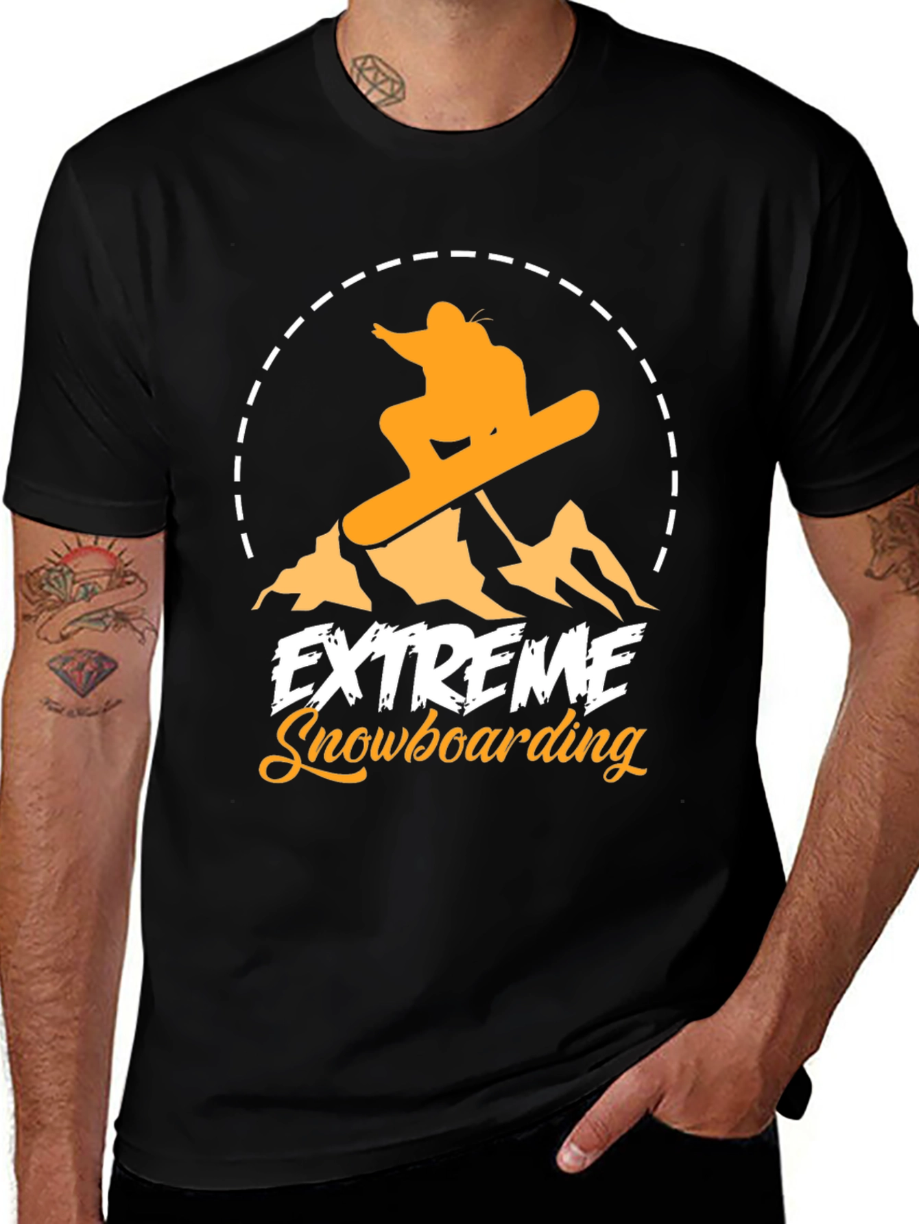 Variant 30 of Extreme Snowboarding Graphic Tee