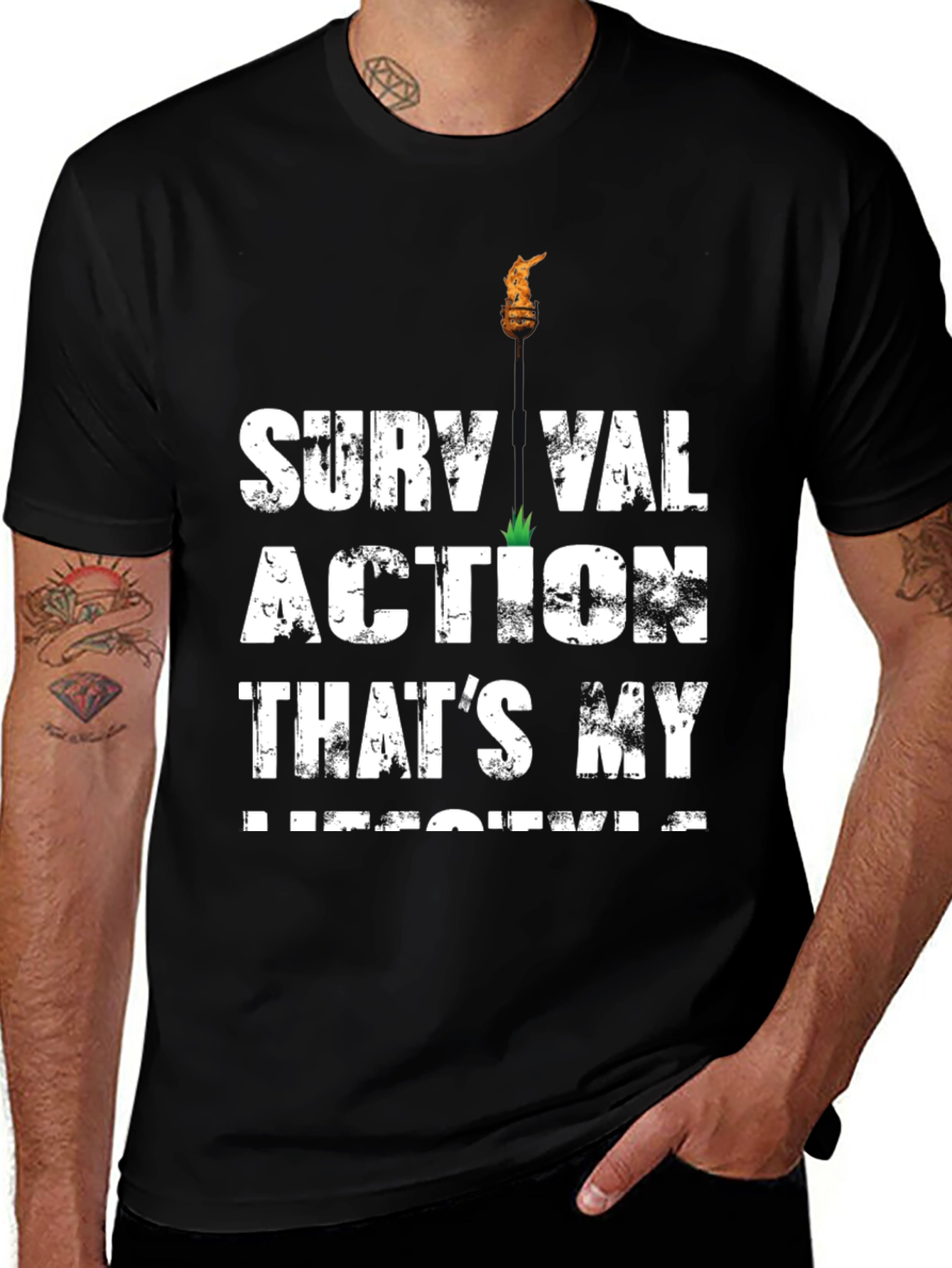Variant 26 of Survival Action T-Shirt