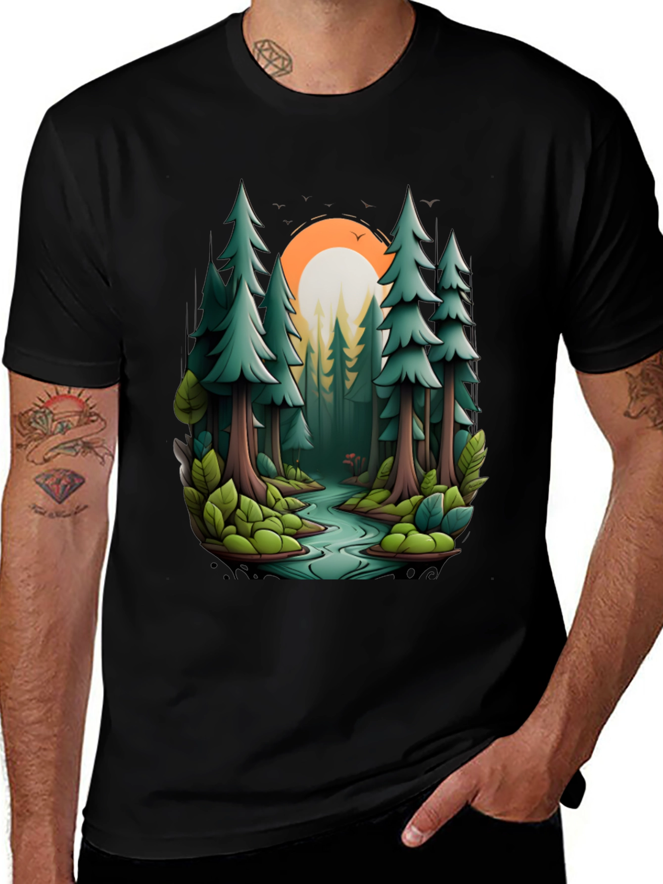 Variant 4 of Forest River Graphic Tee