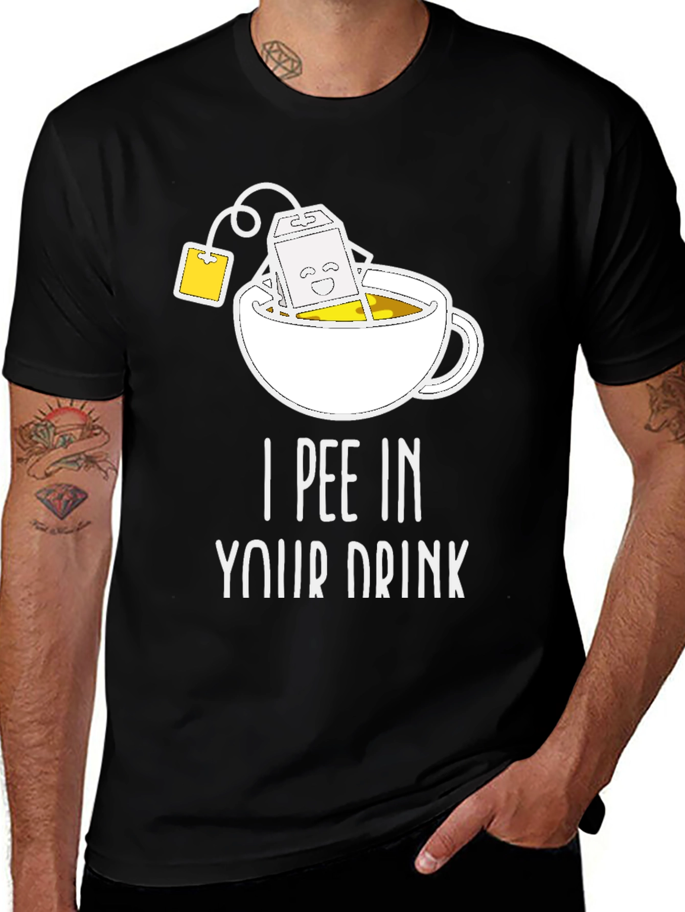 Variant 27 of I Pee In Your Drink T-Shirt - Funny Tee