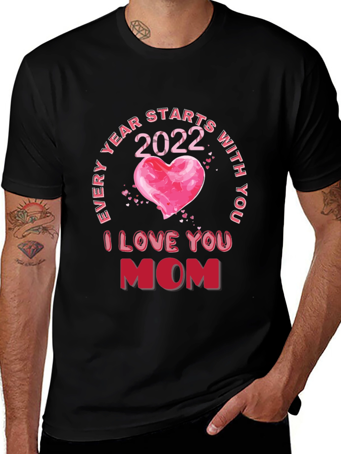 Variant 6 of I Love You Mom 2022 Graphic T-Shirt