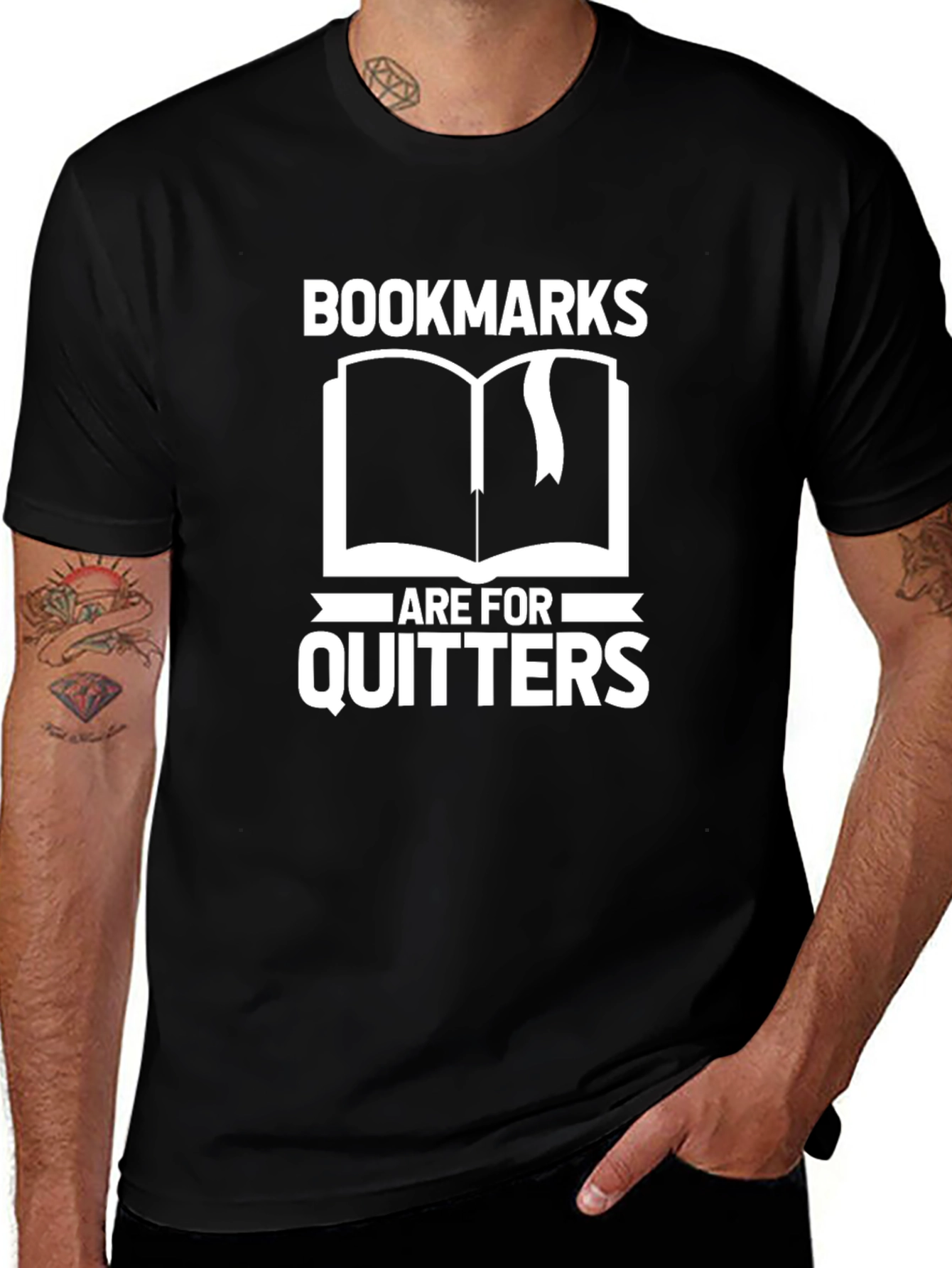 Bookmarks Are For Quitters T-Shirt