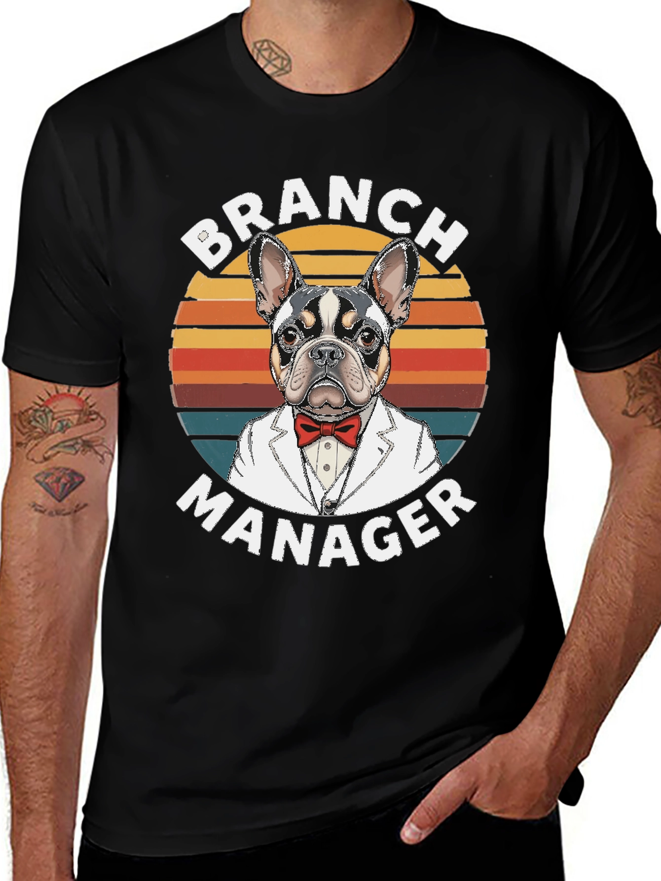 Variant 17 of Branch Manager Dog Graphic T-Shirt