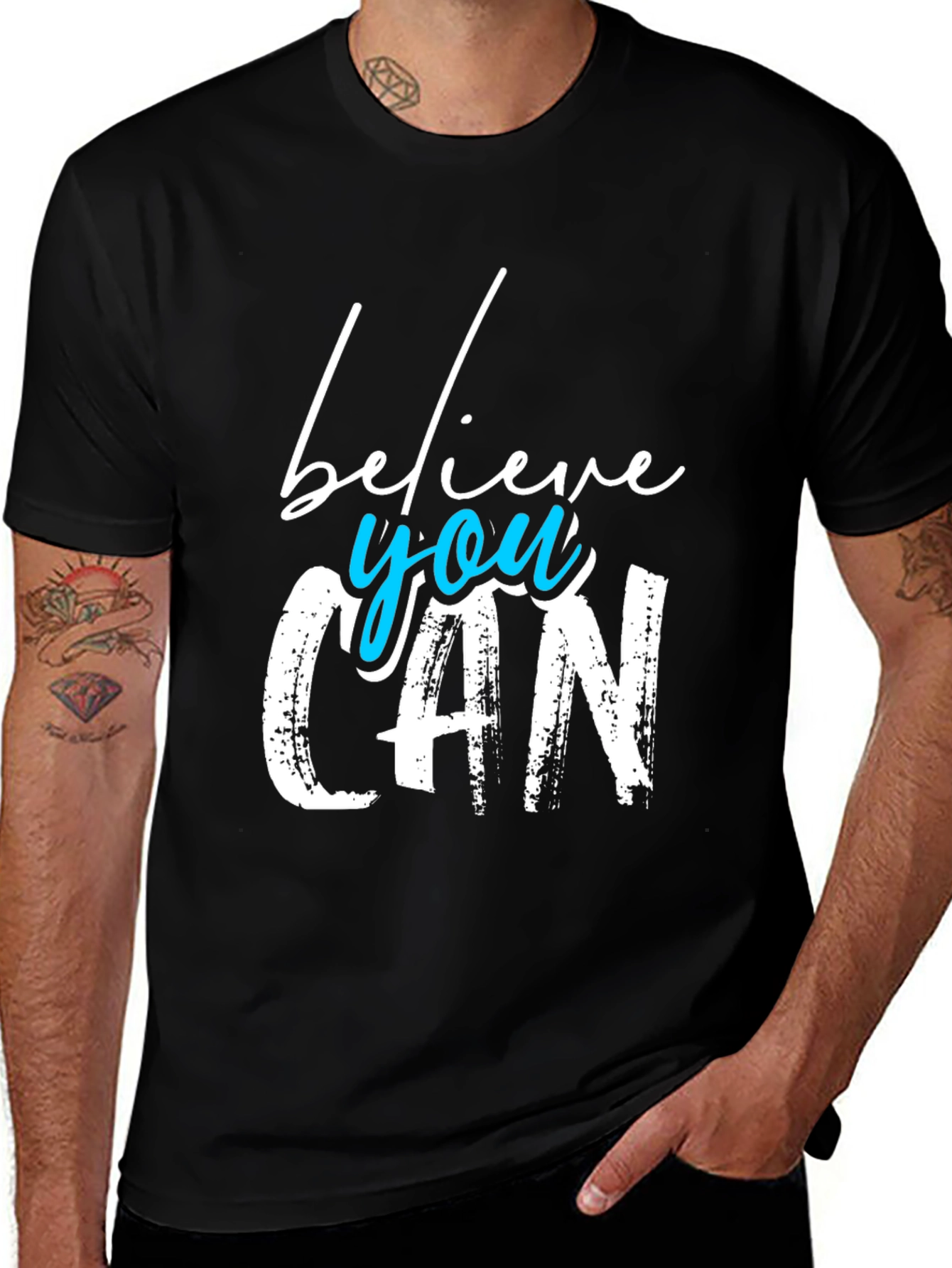 Variant 27 of Believe You Can T-Shirt - Motivational Tee
