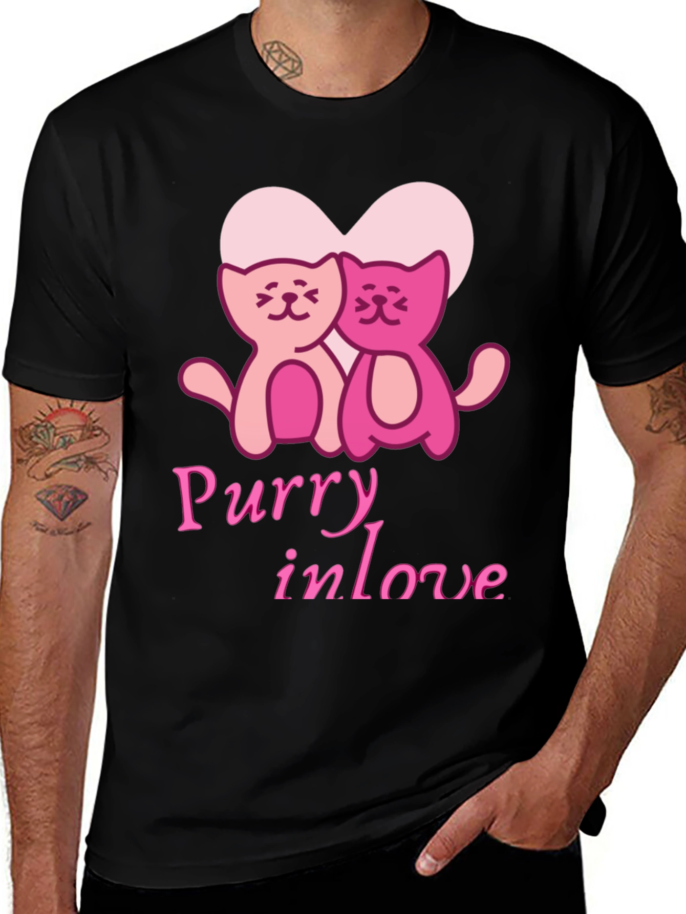 Variant 12 of Purry In Love Graphic Tee
