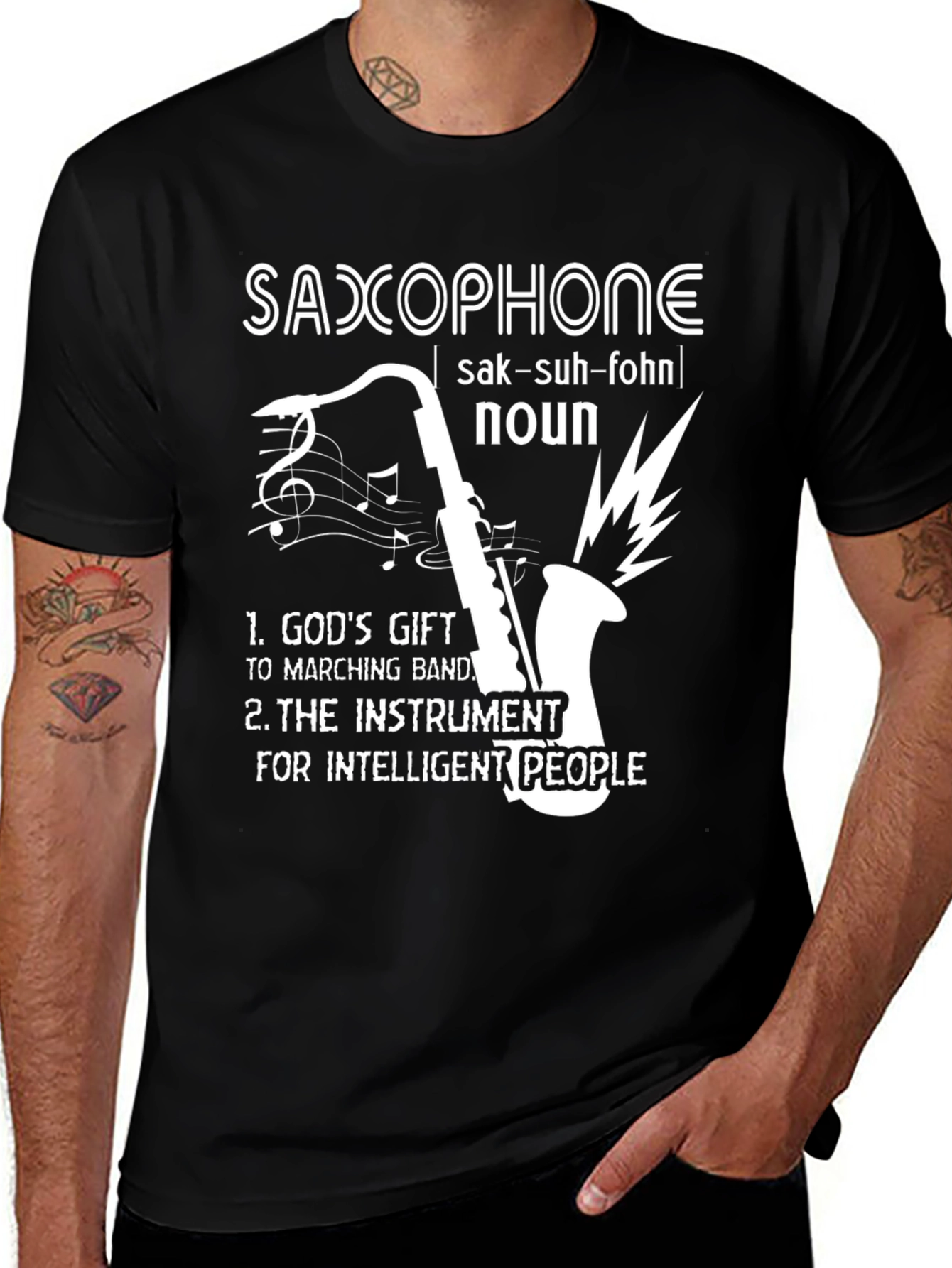Variant 17 of Saxophone Definition Graphic T-Shirt