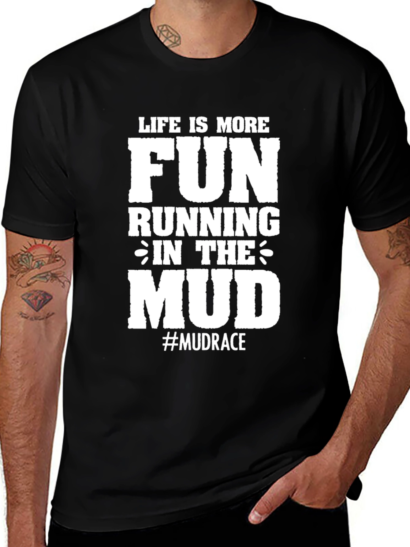 Variant 28 of Life Is More Fun Running In The Mud T-Shirt