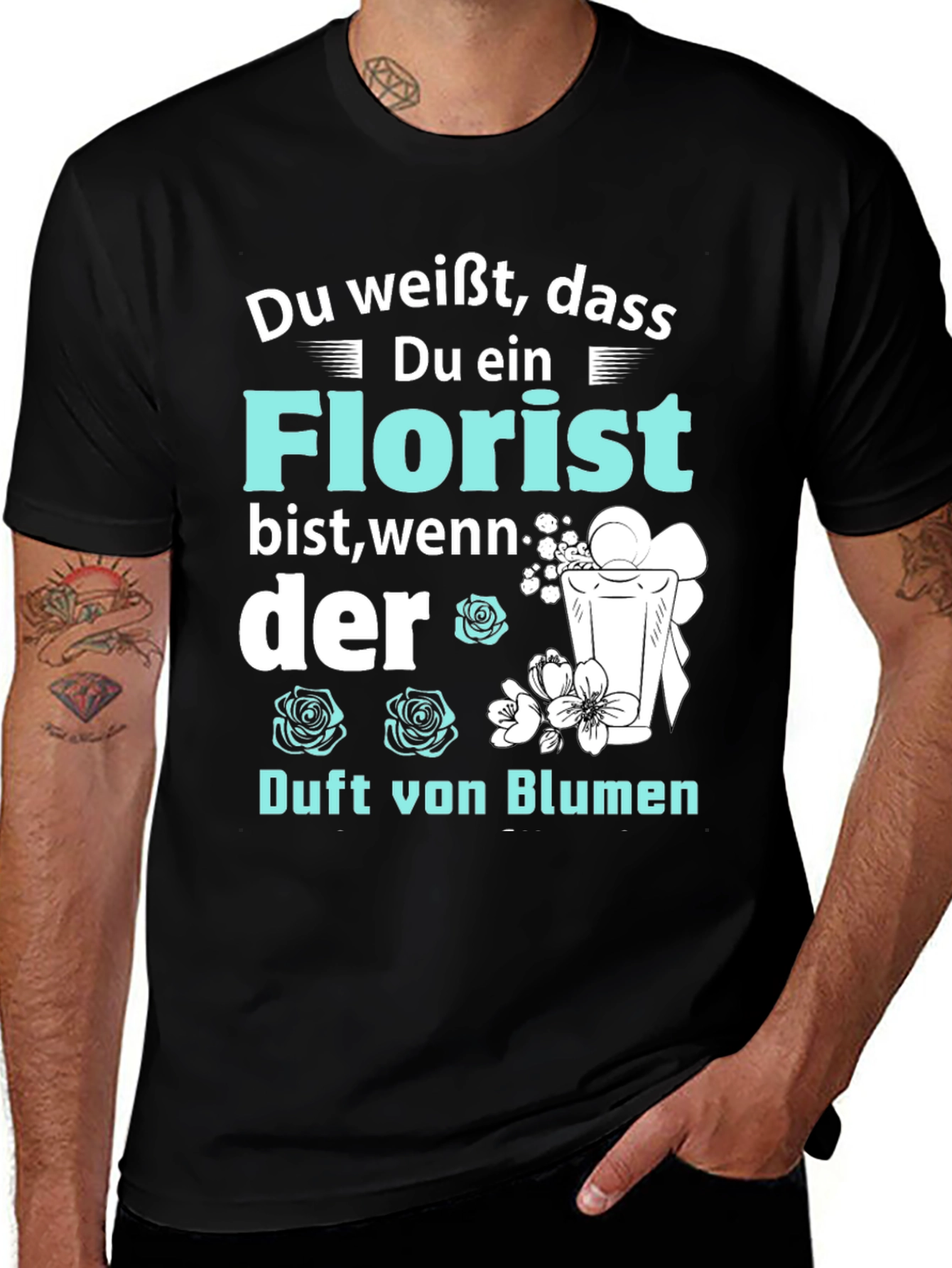 Variant 2 of Florist T-Shirt: Duft von Blumen