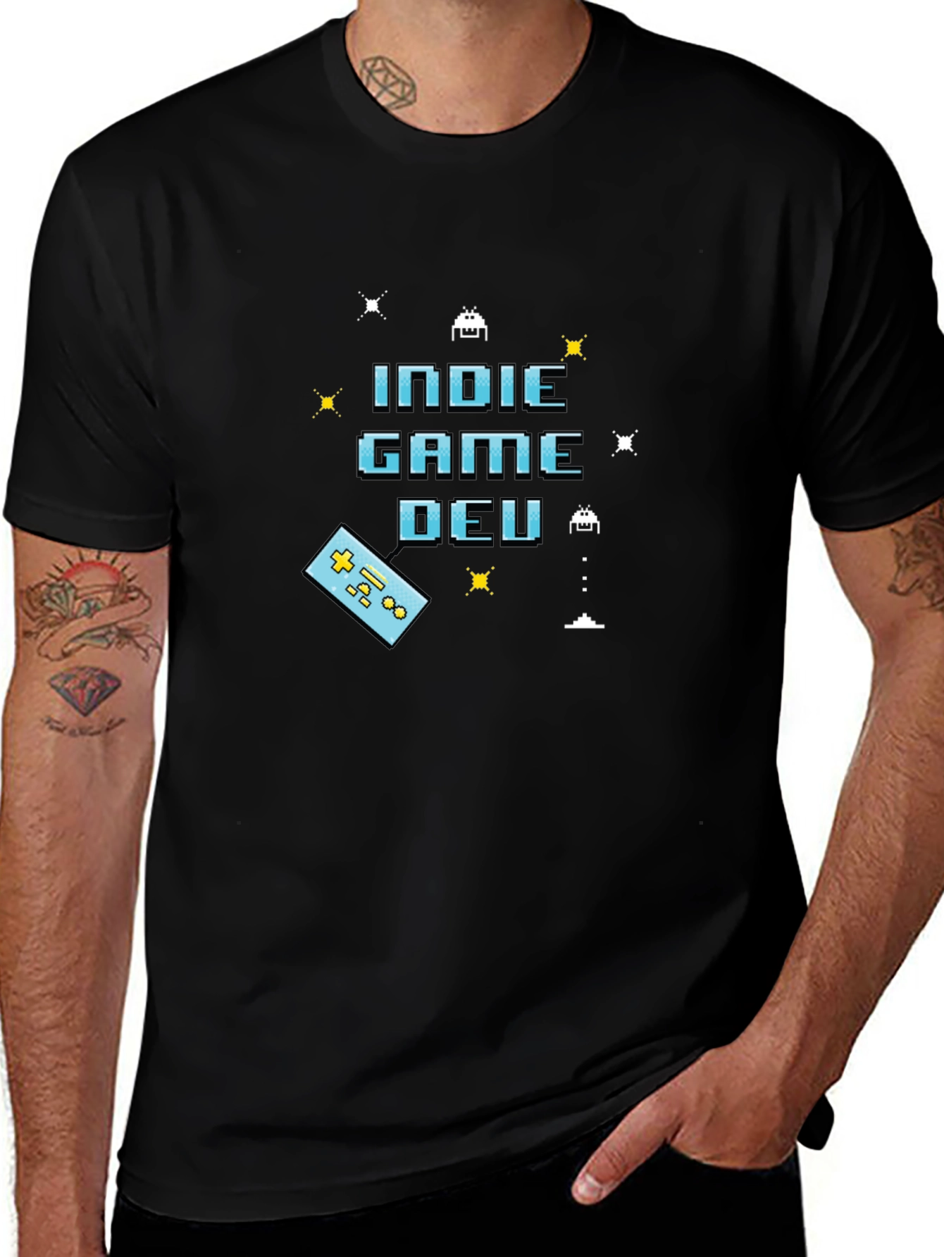 Indie Game Dev T-Shirt - Pixel Art Style