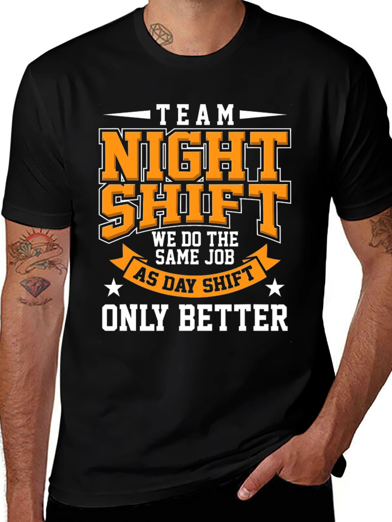 Team Night Shift T-Shirt - For Night Shift Workers