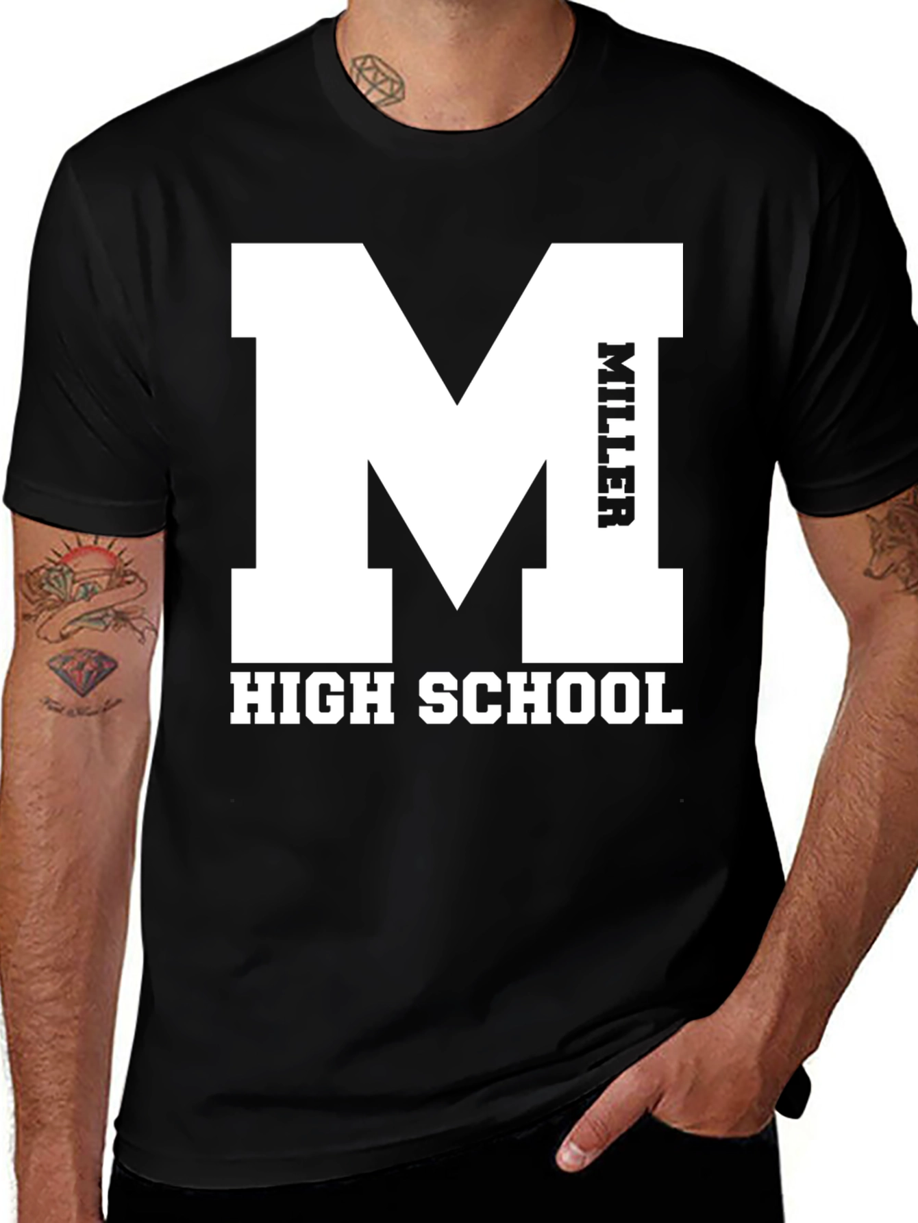 Miller High School T-Shirt - Black