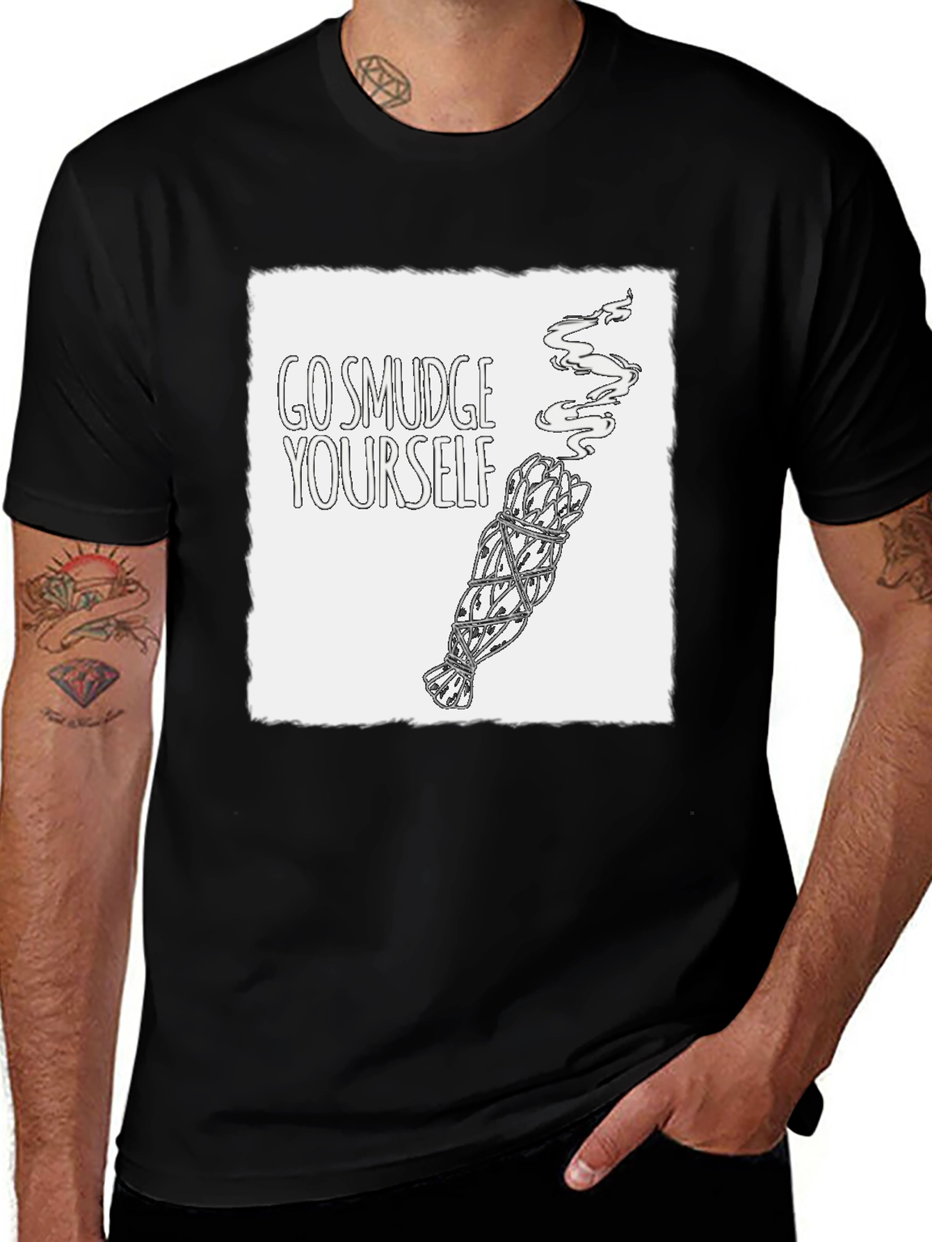 Variant 2 of Go Smudge Yourself T-Shirt - Unisex Cotton Tee