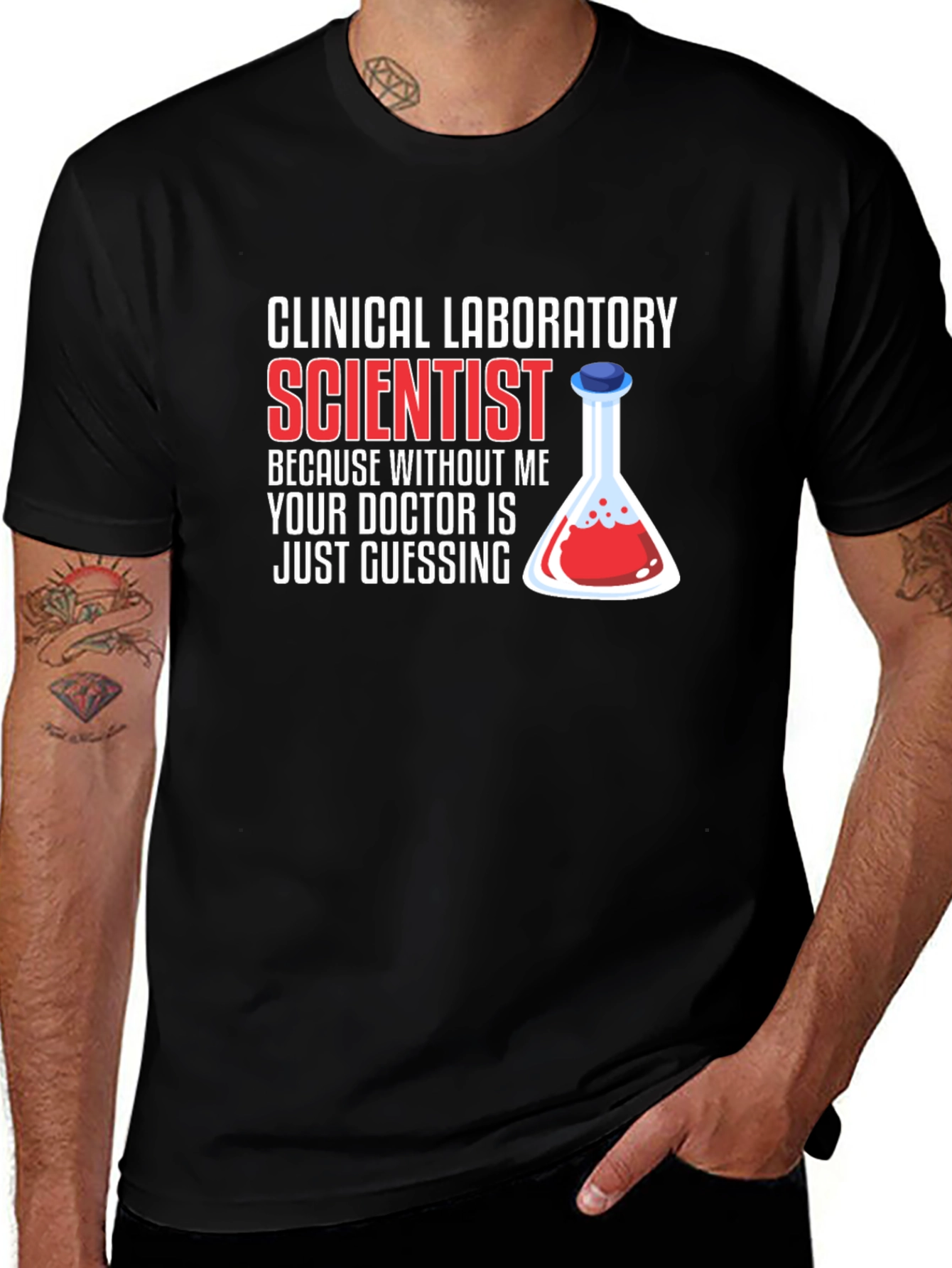 Clinical Lab Scientist T-Shirt - Doctor Guessing