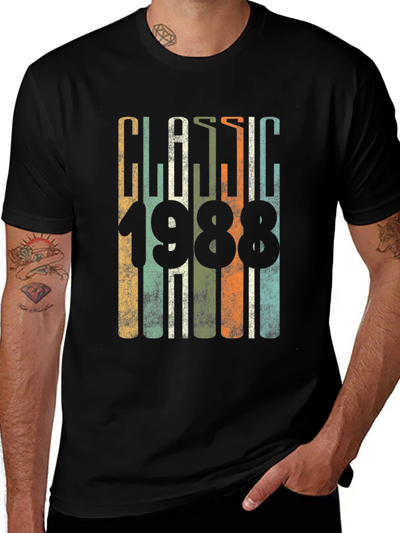 Variant 17 of Classic 1988 Retro Style Graphic T-Shirt