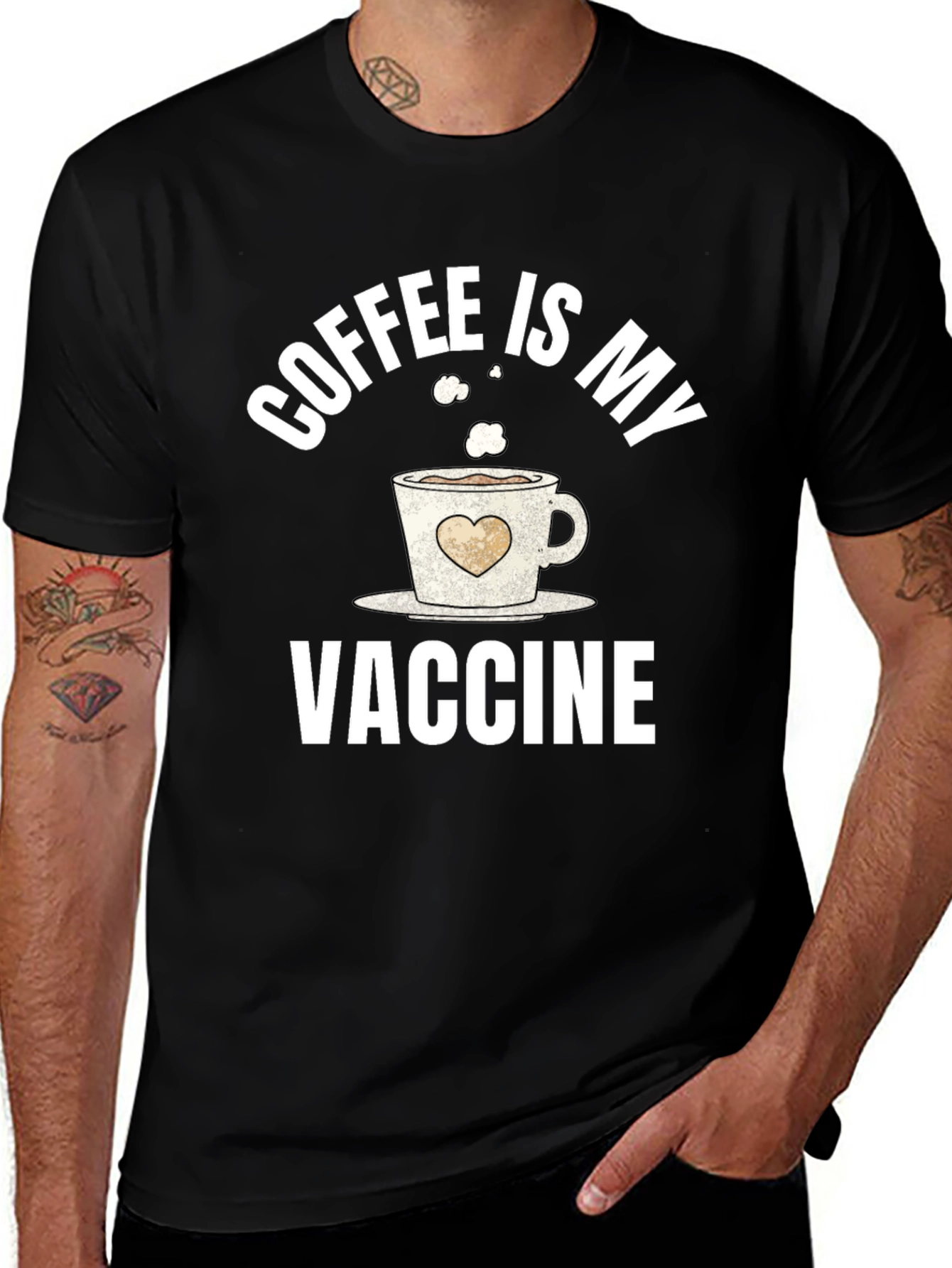 Variant 13 of Coffee Is My Vaccine T-Shirt