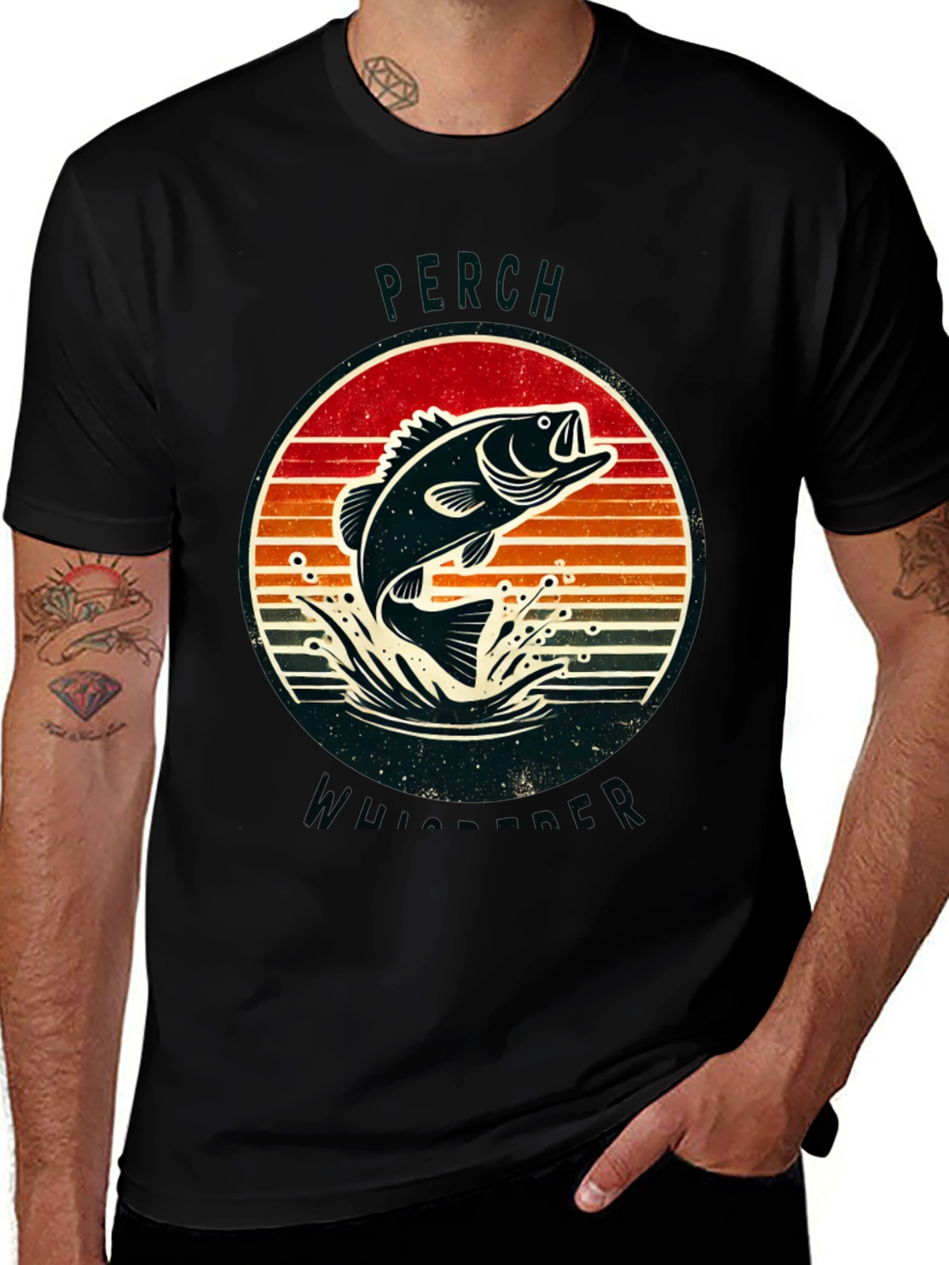 Variant 30 of Vintage Perch Whisperer Graphic T-Shirt