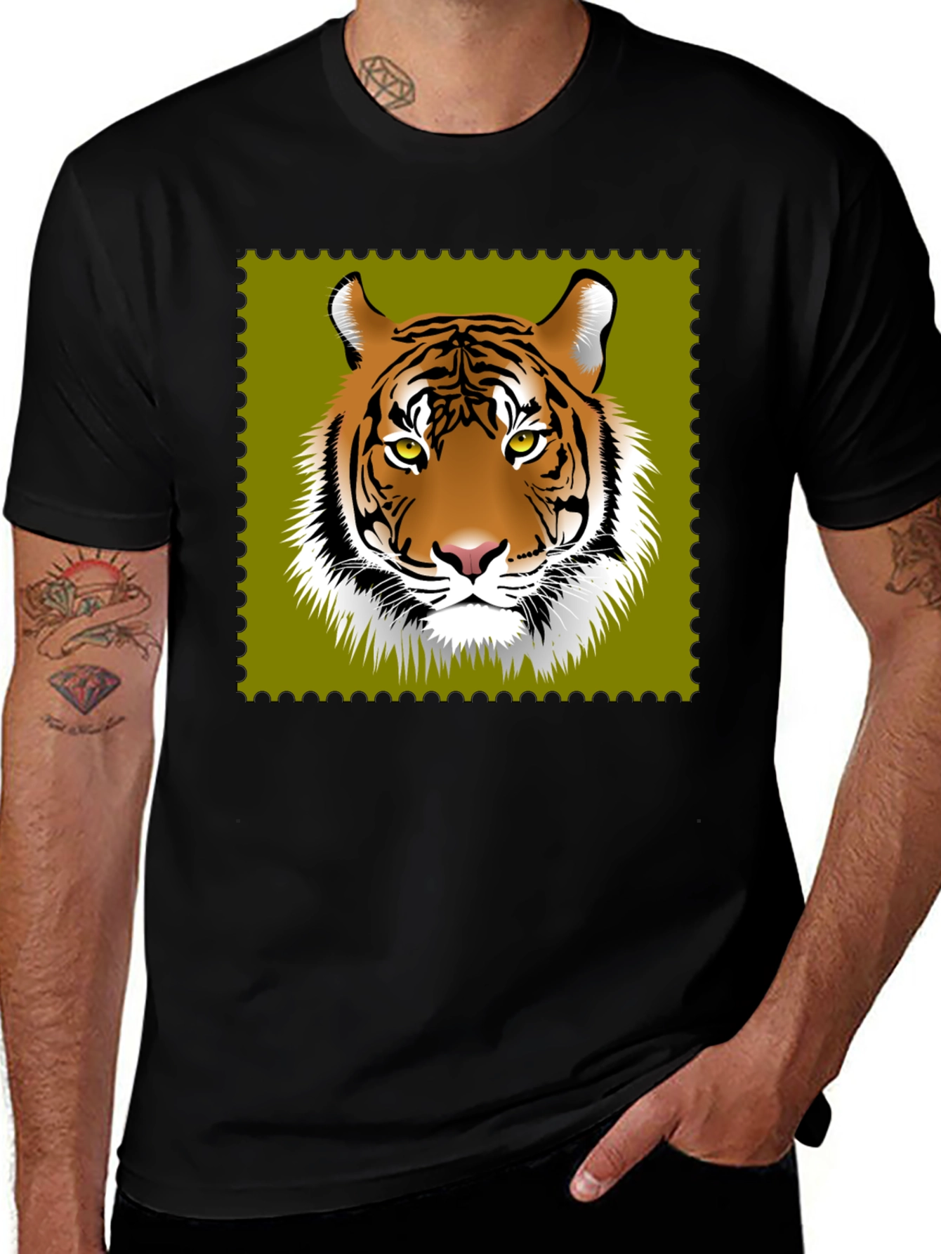 Tiger Graphic T-Shirt - Cool Animal Tee