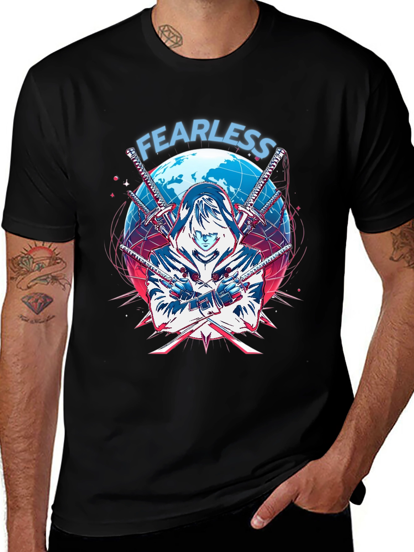 Variant 4 of Fearless Graphic T-Shirt