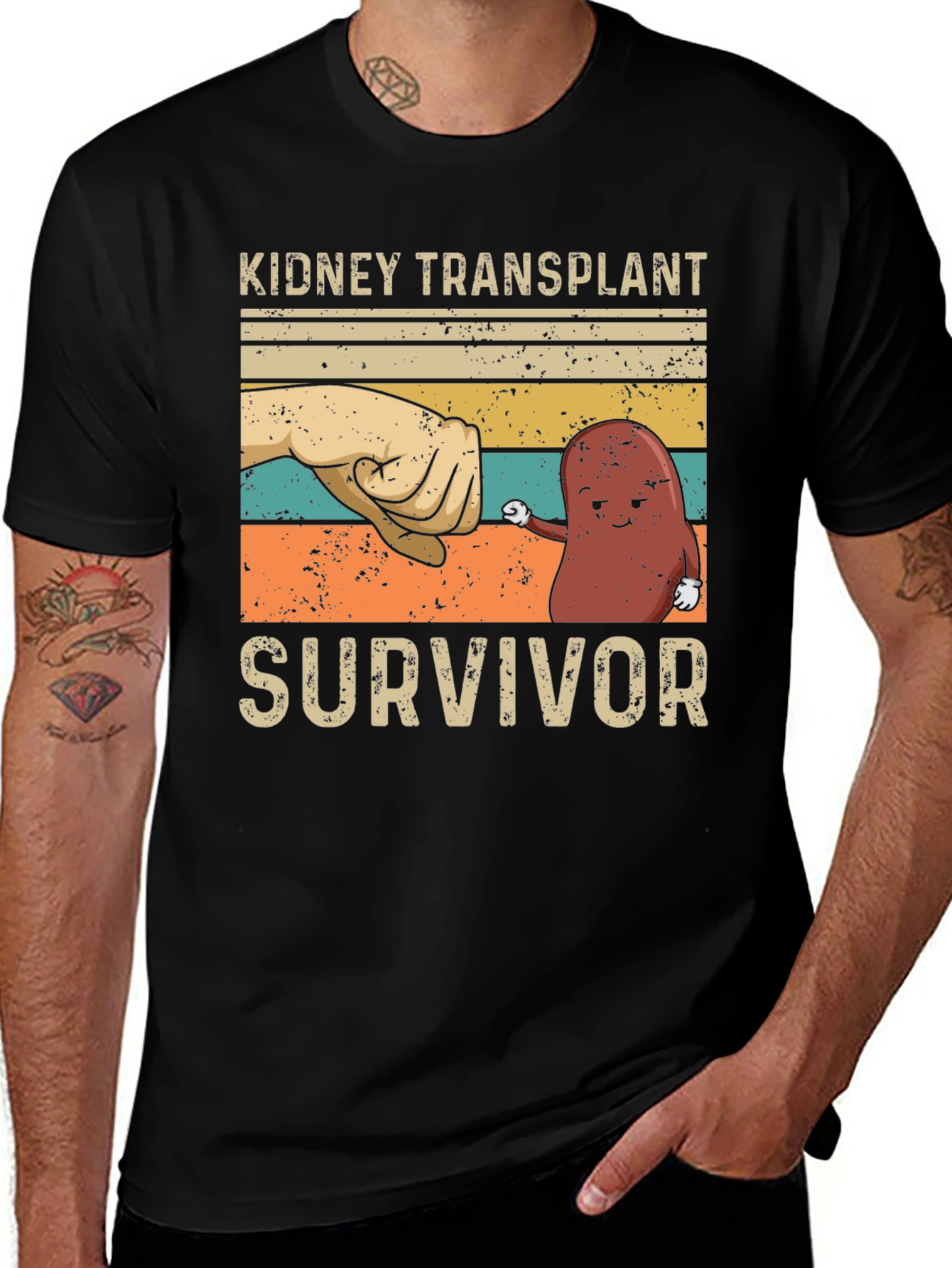 Variant 13 of Kidney Transplant Survivor Graphic T-Shirt