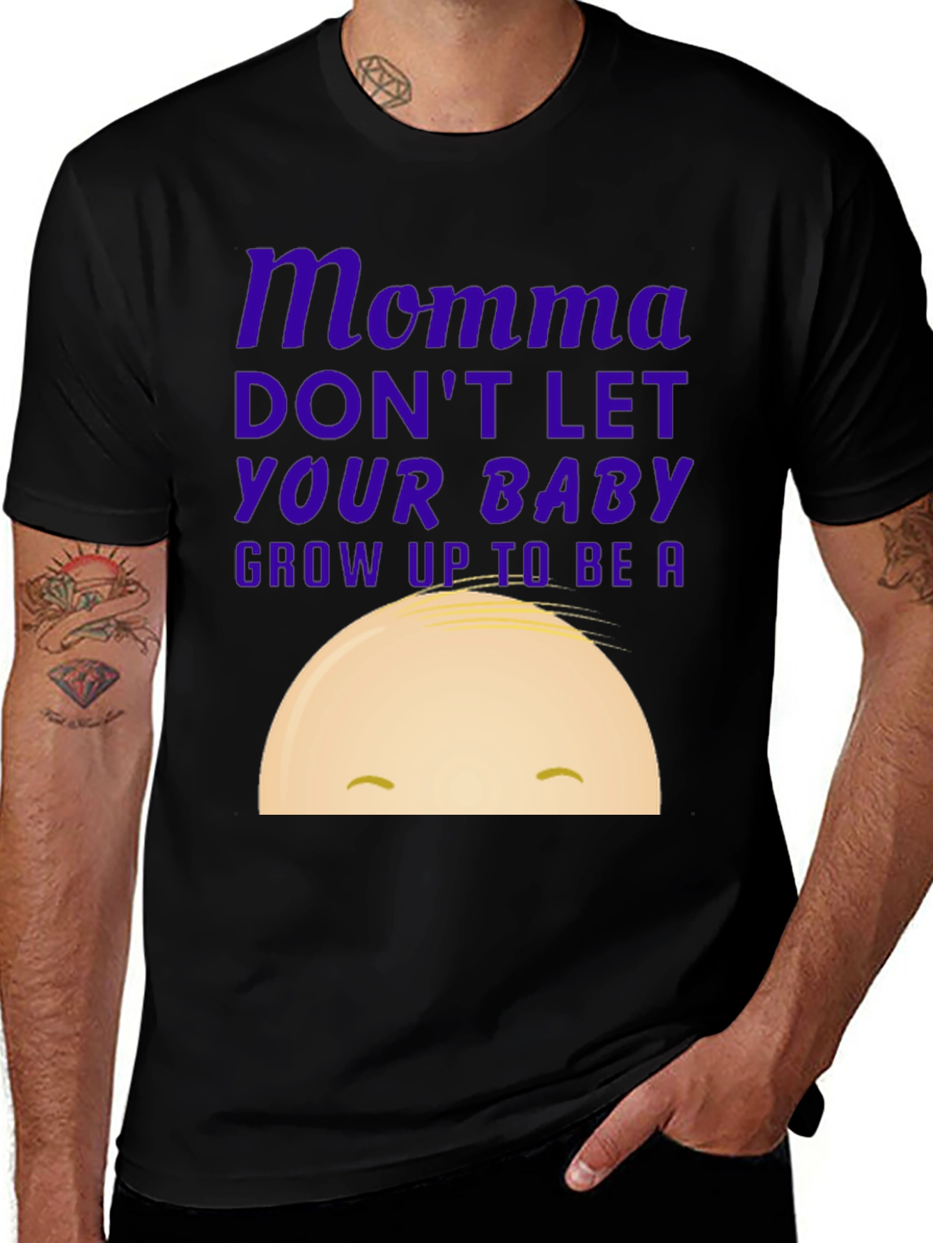 Variant 27 of Momma Don't Let Your Baby Graphic Tee