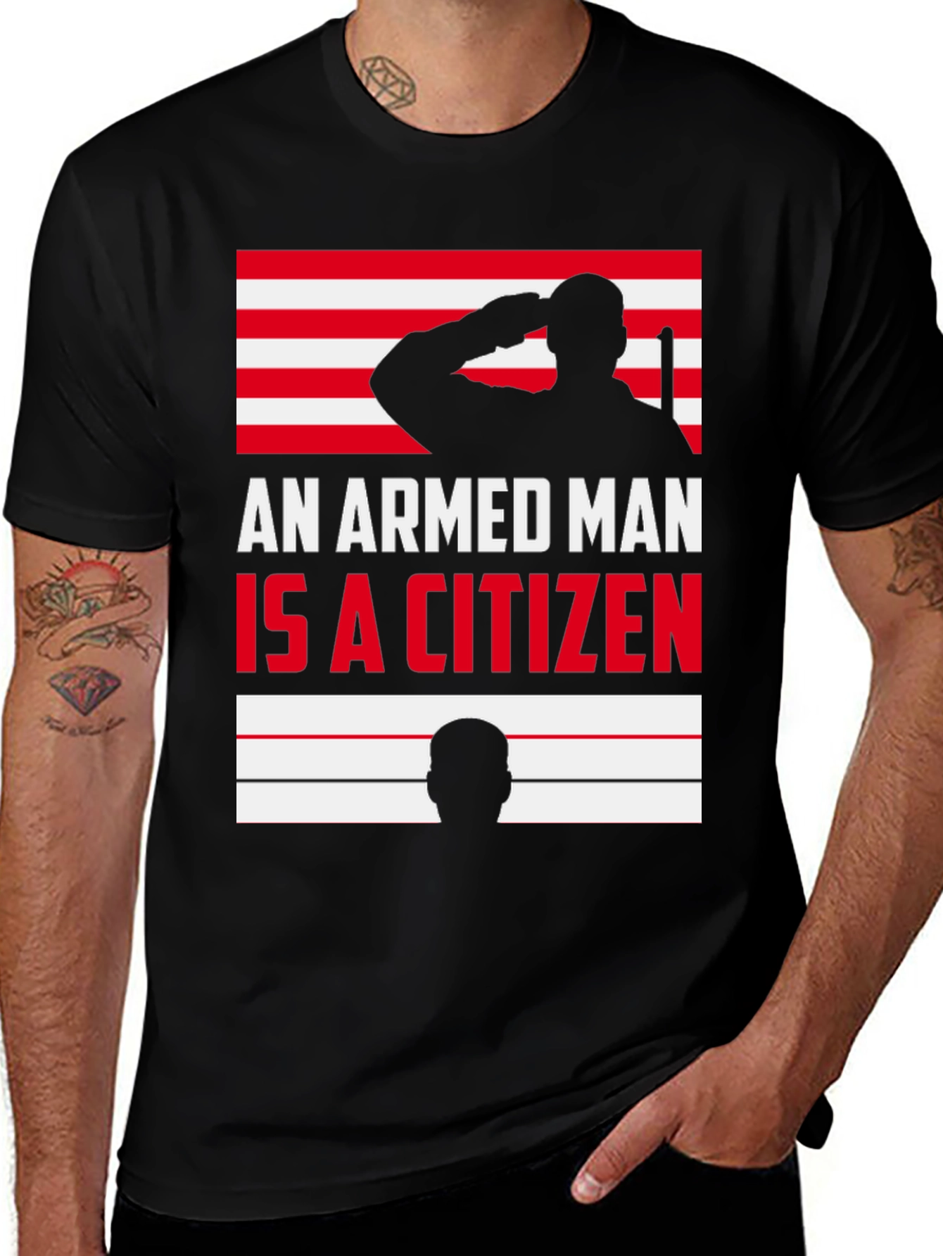 Variant 16 of An Armed Man is a Citizen Graphic Tee