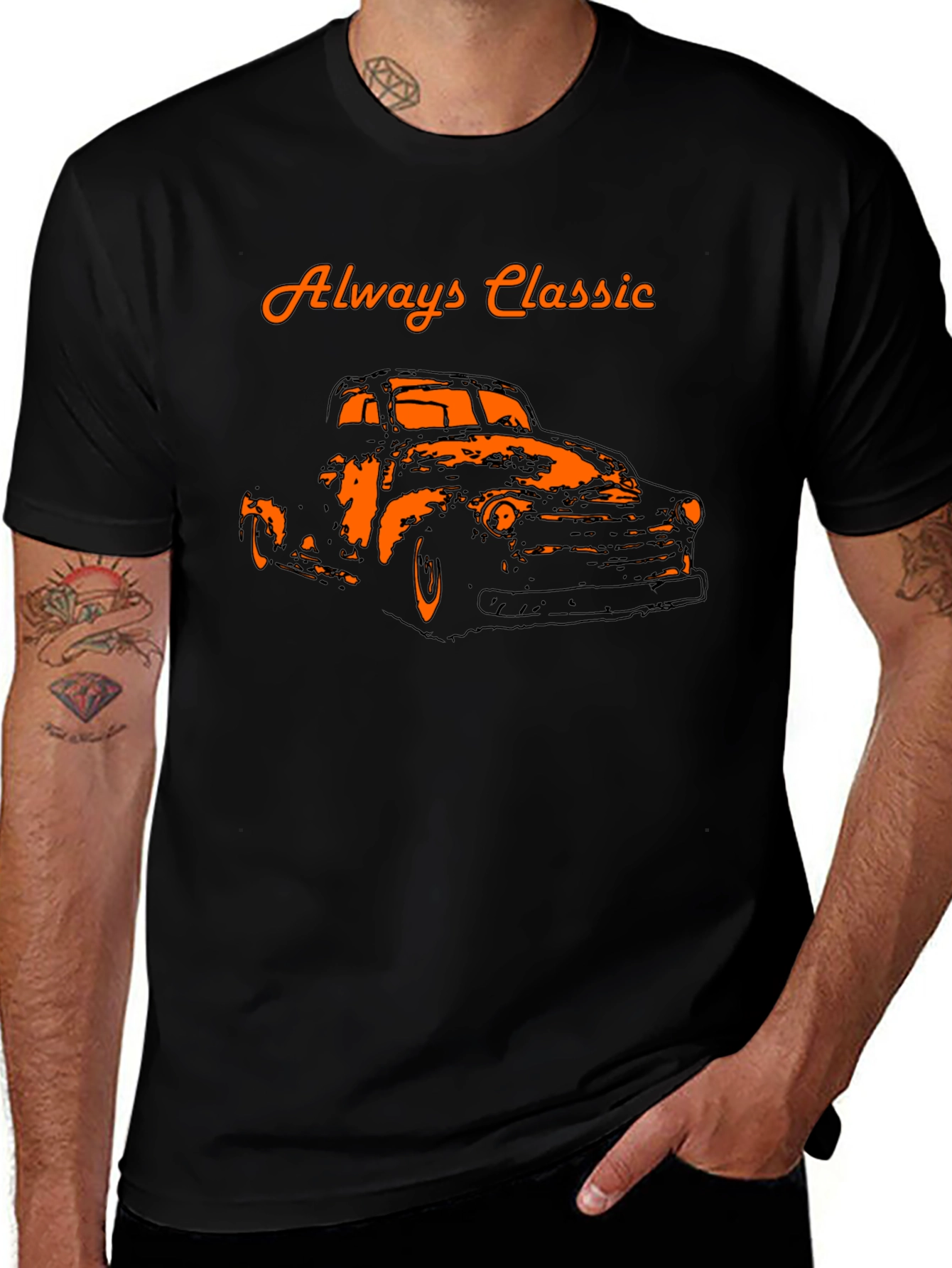 Variant 7 of Always Classic Car Graphic T-Shirt