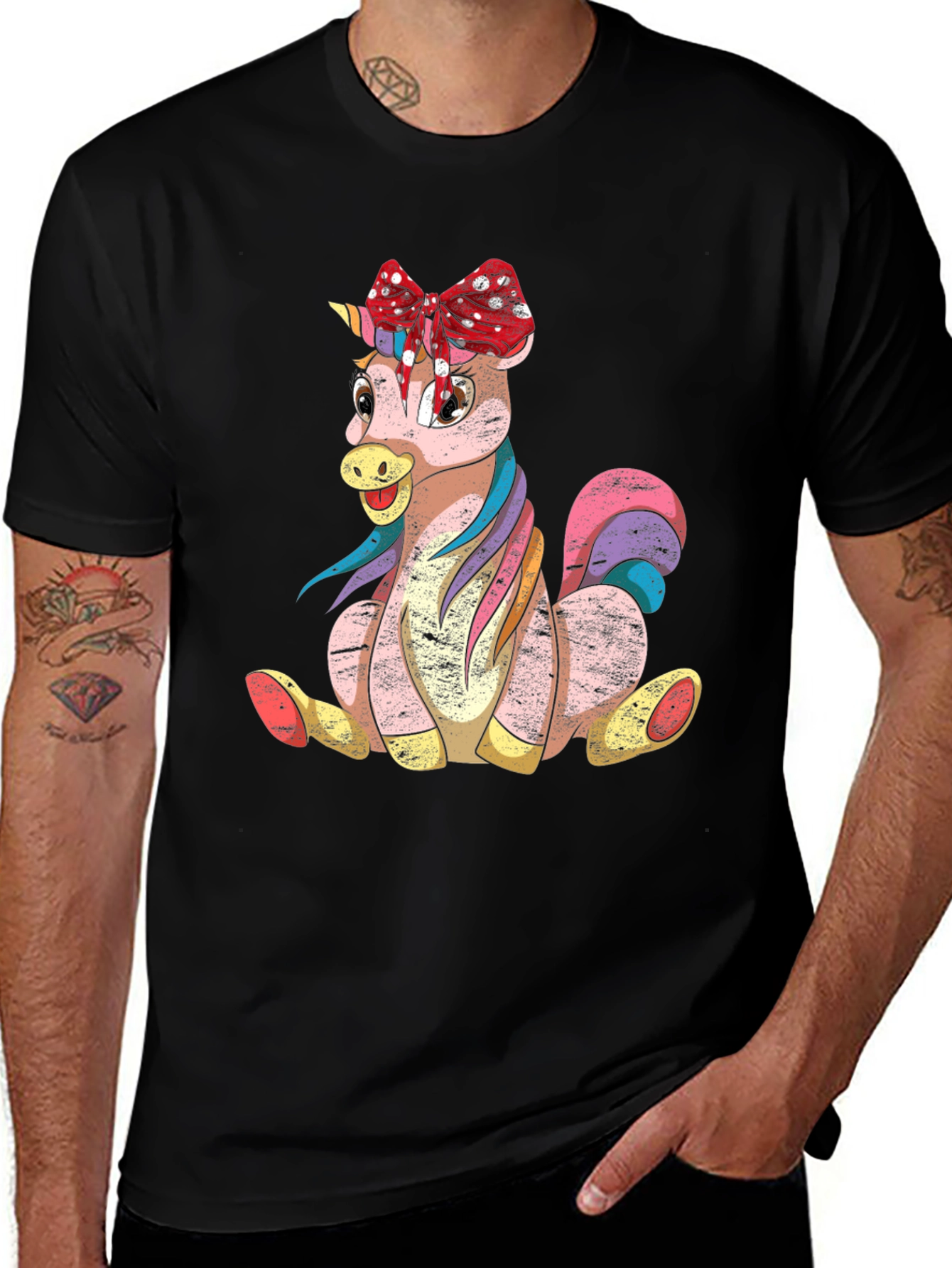 Variant 14 of Cute Cartoon Unicorn T-Shirt