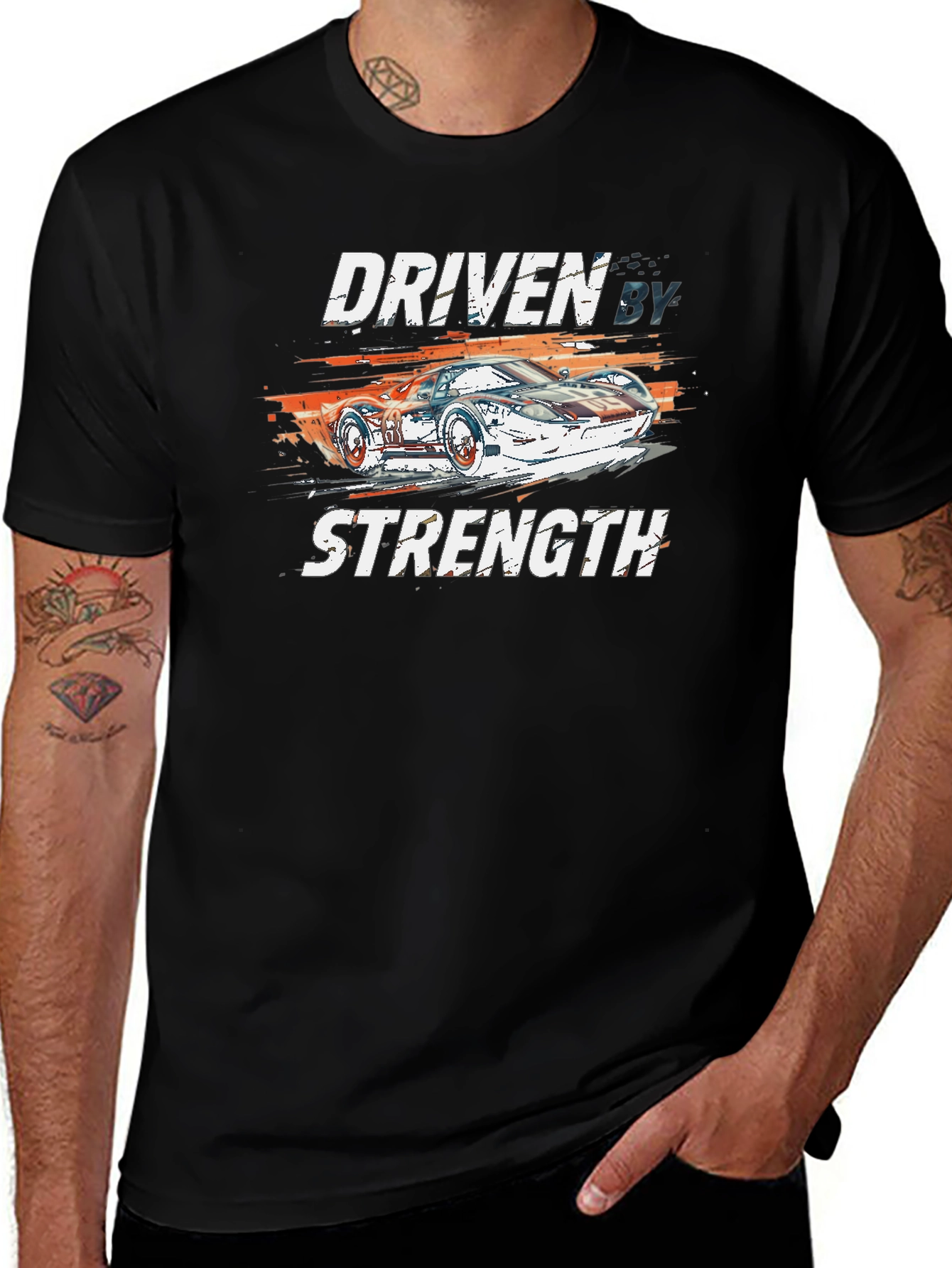 Variant 20 of Driven By Strength Graphic T-Shirt