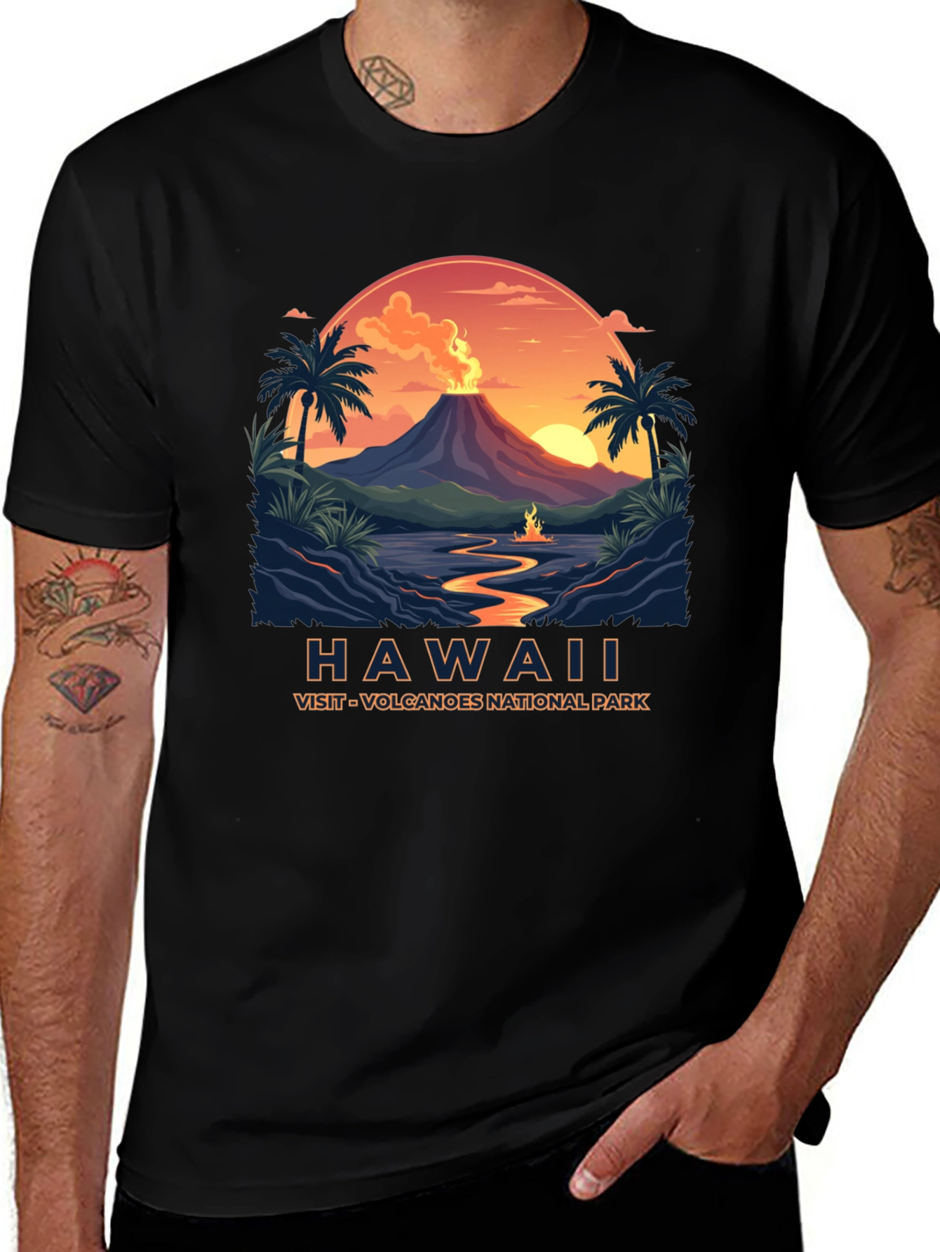 Hawaii Volcanoes National Park Graphic Tee