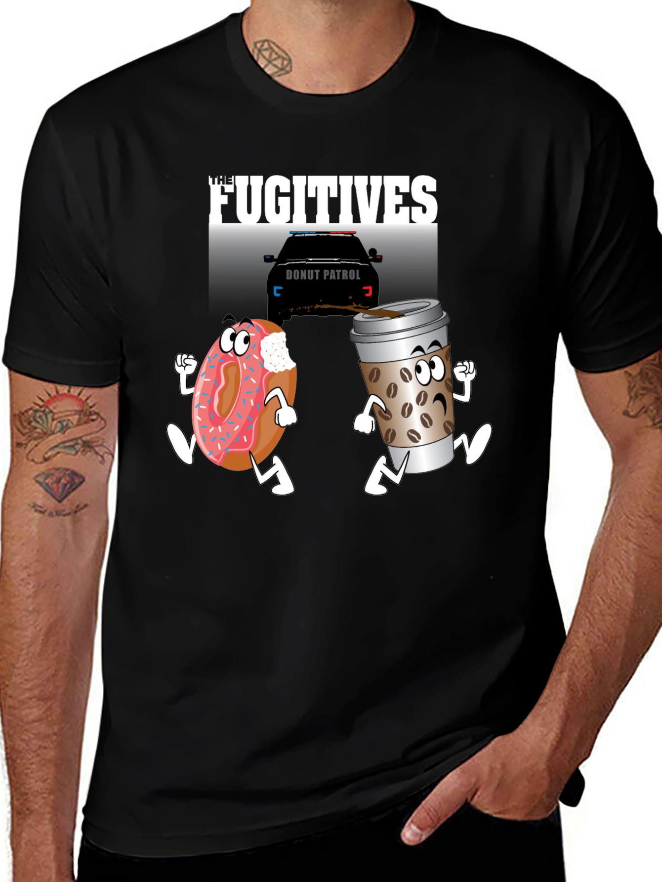 Variant 10 of The Fugitives Donut Patrol T-Shirt