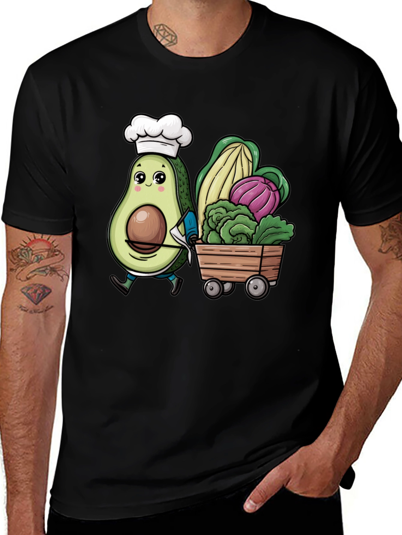 Variant 22 of Avocado Chef T-Shirt