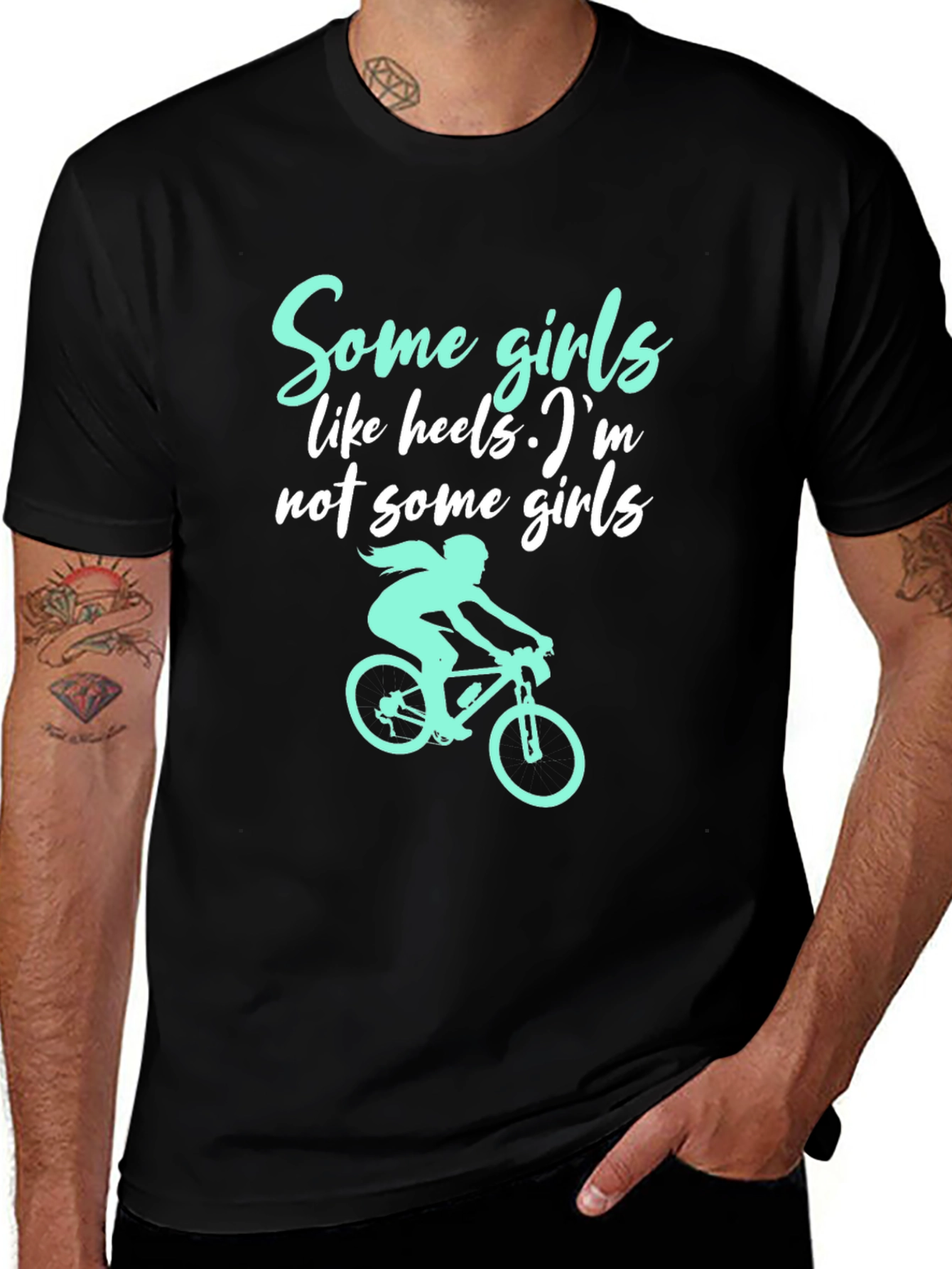 Variant 10 of Some Girls Bike Graphic Tee