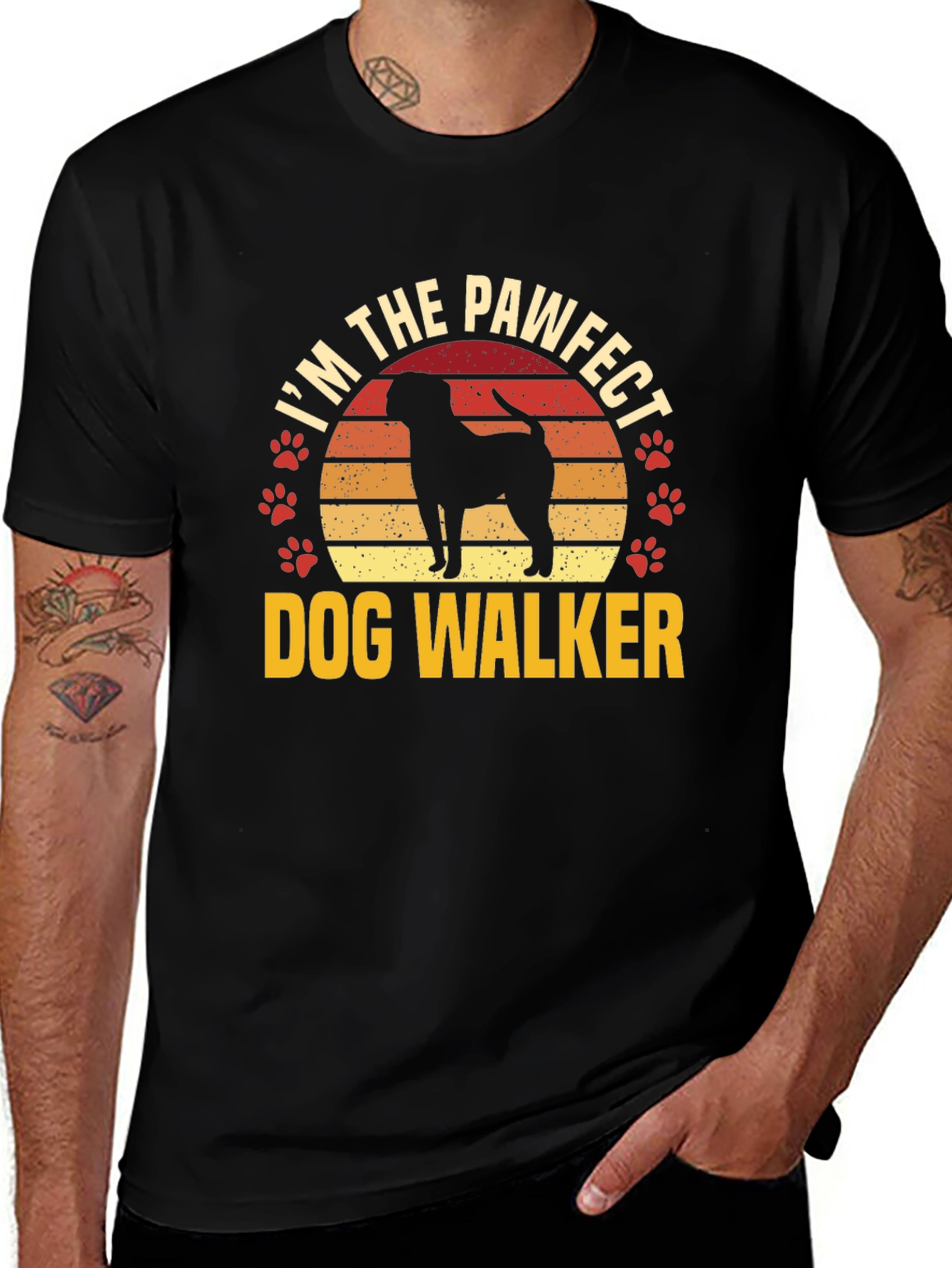 Pawfect Dog Walker T-Shirt - Dog Lover Tee