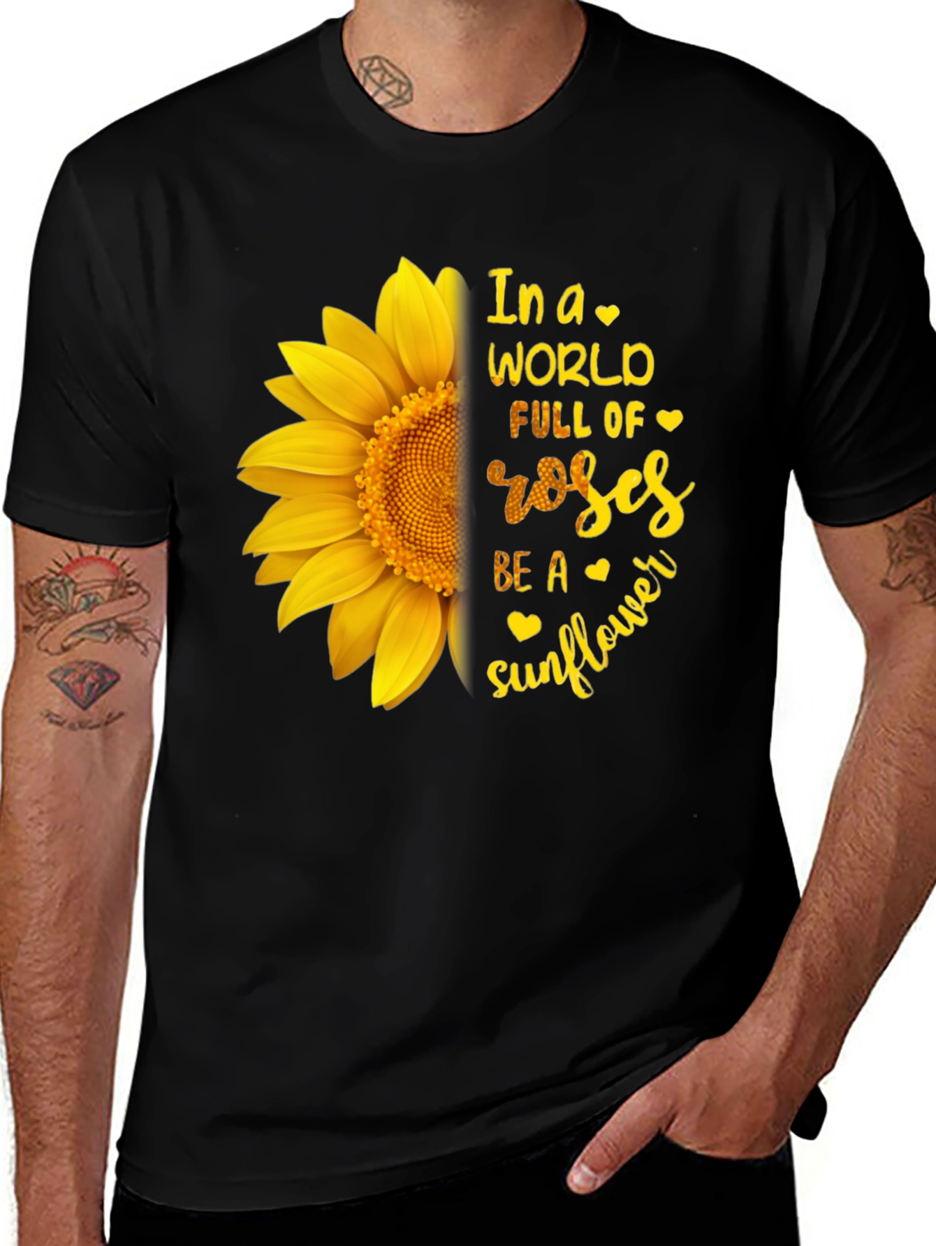 Variant 8 of Sunflower Inspirational T-Shirt
