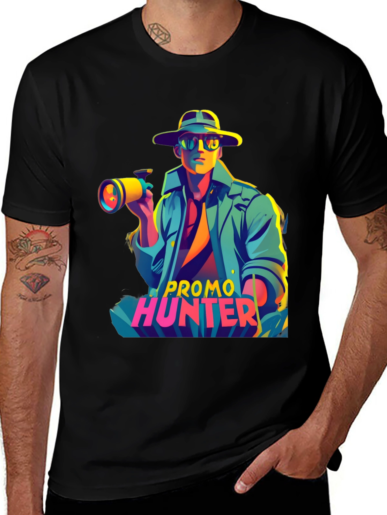 Variant 9 of Promo Hunter Black T-Shirt