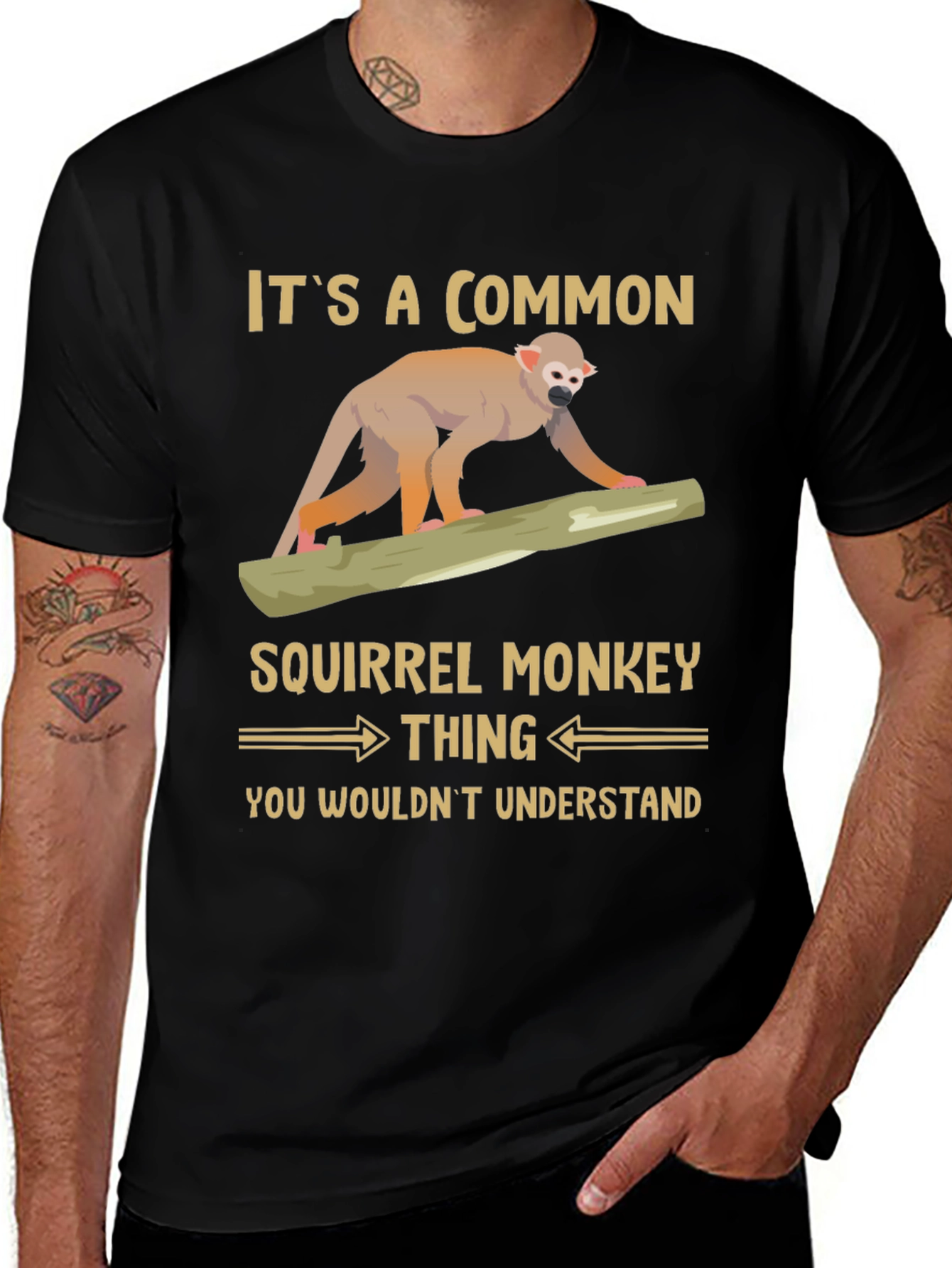 Variant 21 of Squirrel Monkey T-Shirt: Common Thing You Wouldn't Understand