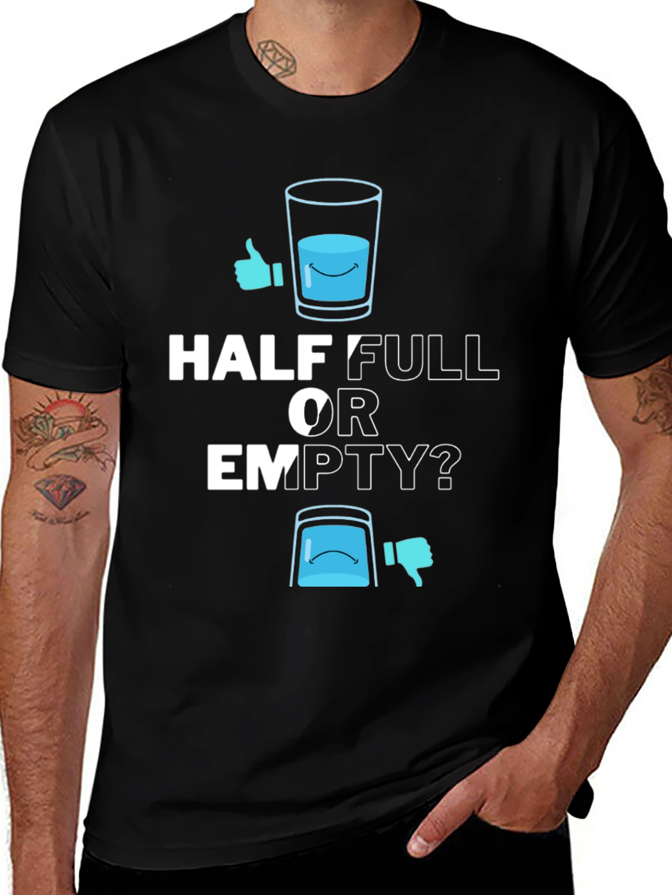 Variant 18 of Optimistic or Pessimistic T-Shirt