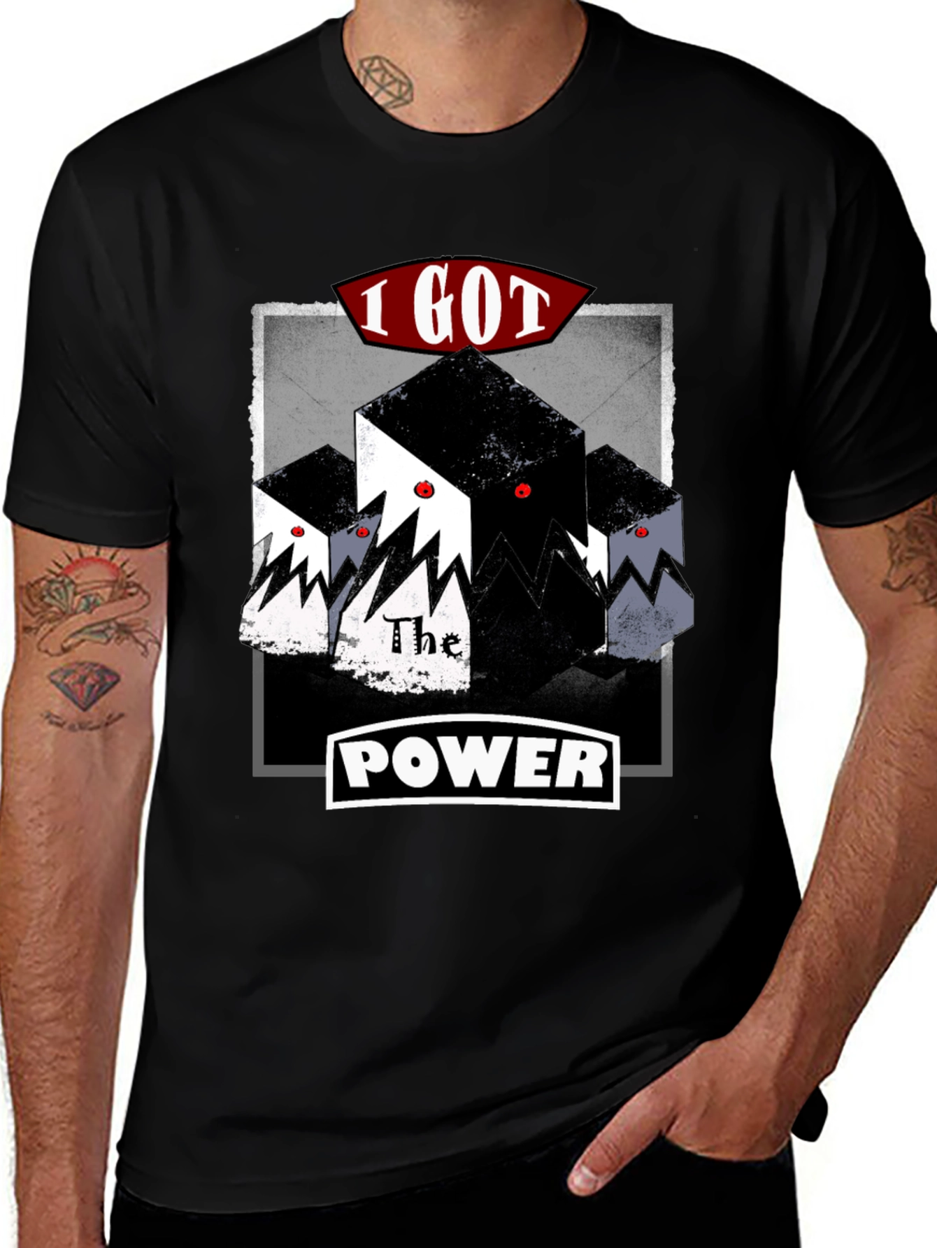 Variant 6 of I Got the Power Graphic T-Shirt