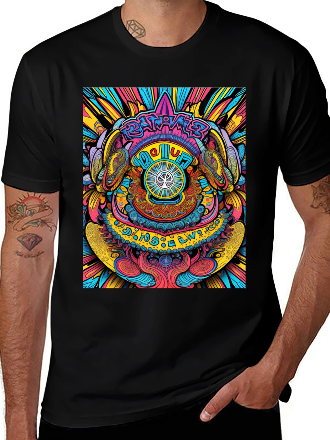 Variant 6 of Psychedelic Vision T-Shirt - Vibrant Graphic Tee