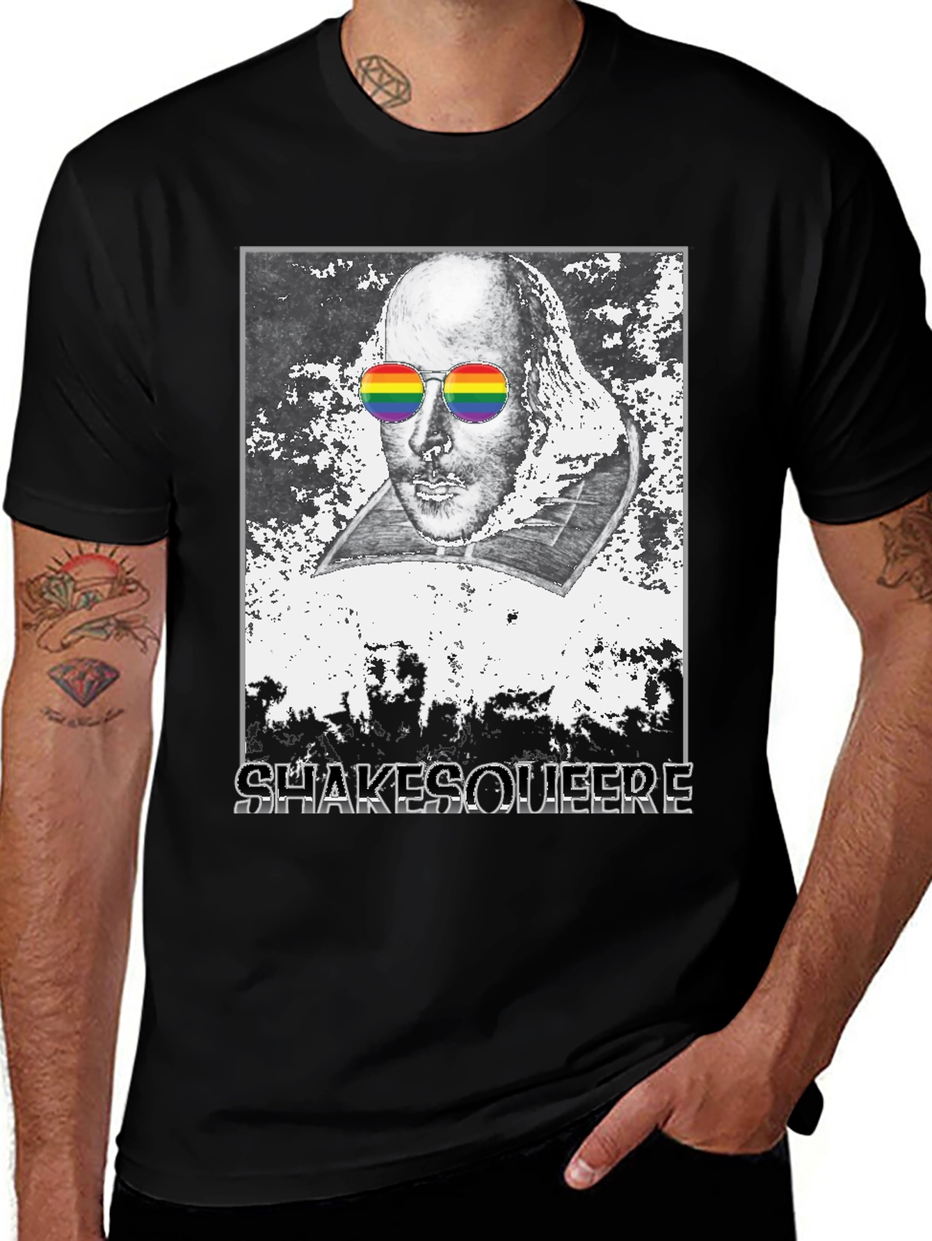Shakesqueer Graphic Tee - LGBTQ+ Pride