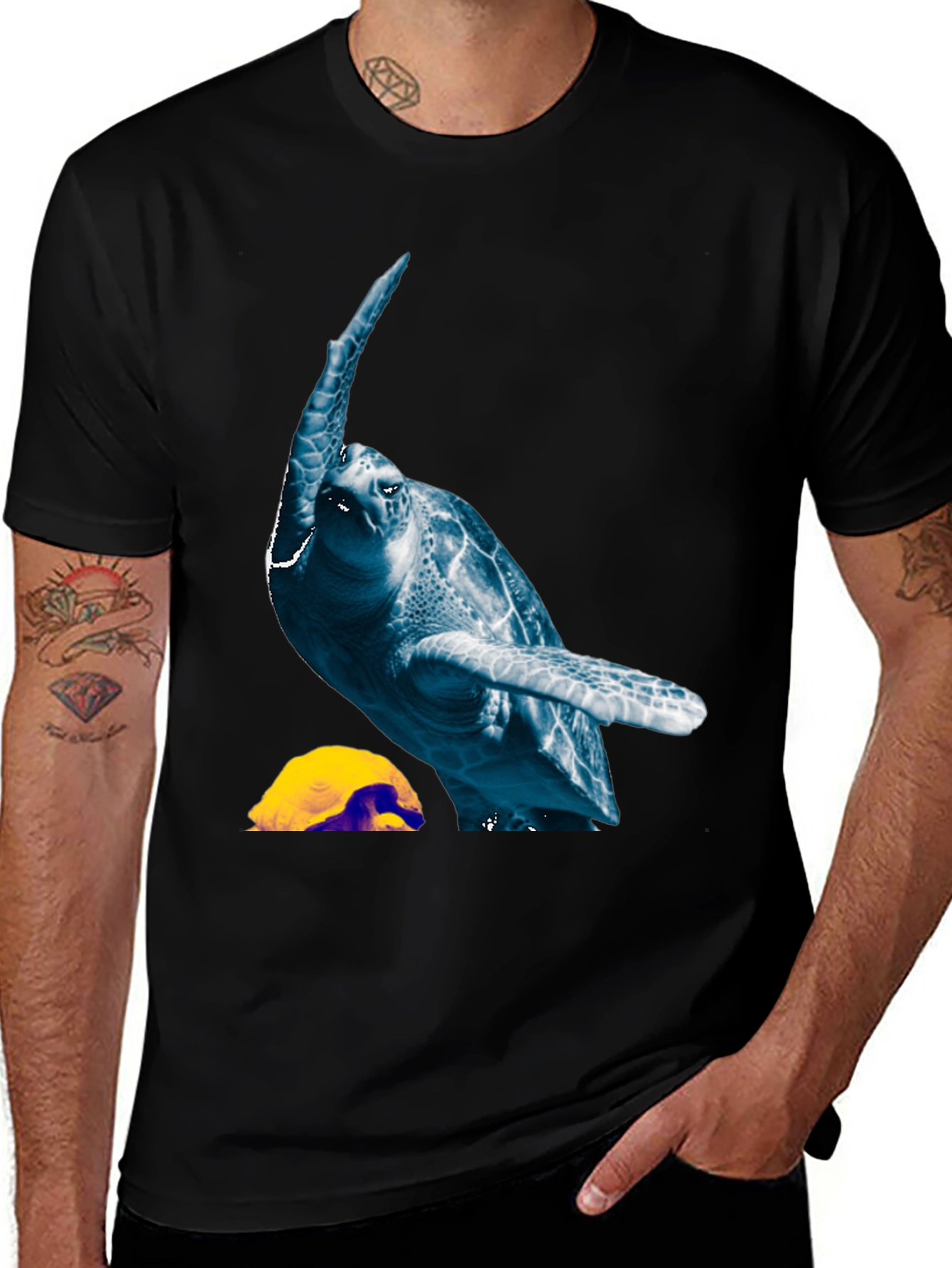 Variant 4 of Sea Turtle Graphic T-Shirt