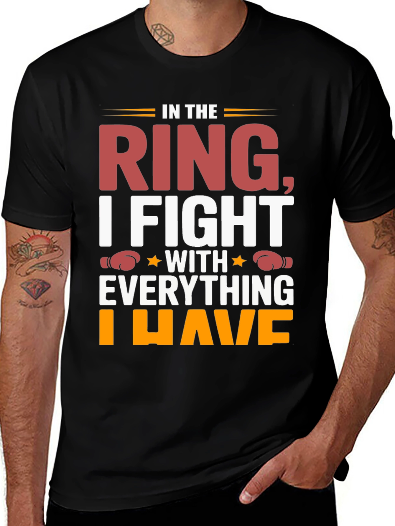 Variant 12 of Boxing T-Shirt: In The Ring, I Fight