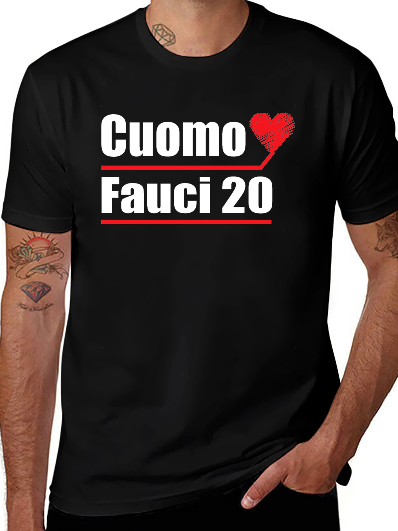 Cuomo Fauci 20 T-Shirt Political Tee