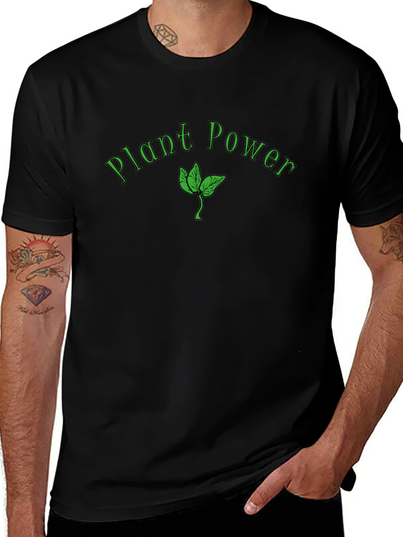 Plant Power Graphic T-Shirt - Vegan Friendly Tee
