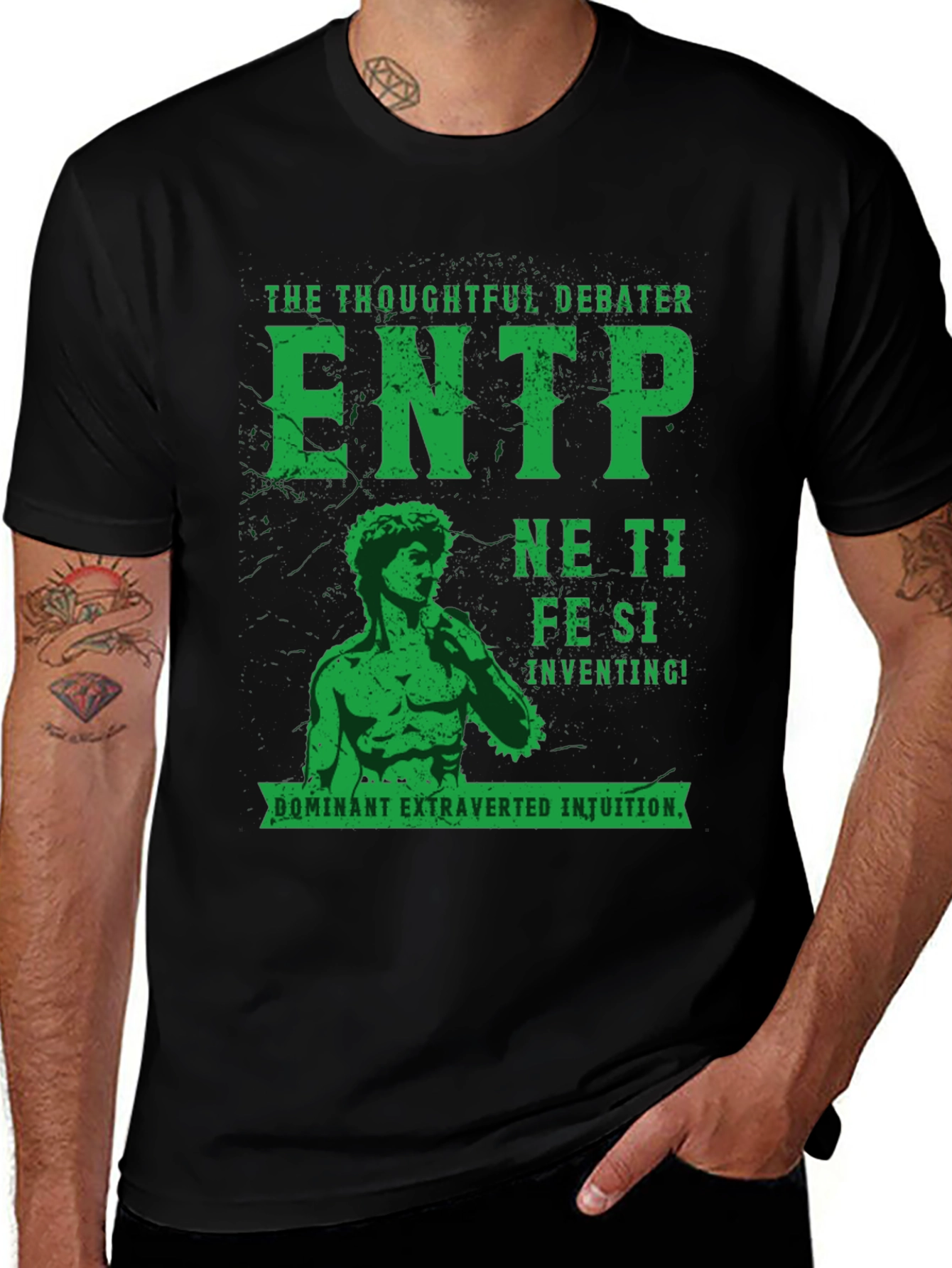 ENTP Personality Type T-Shirt - The Thoughtful Debater