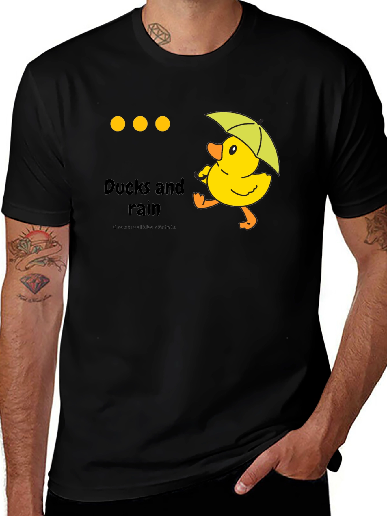 Variant 21 of Ducks in Rain T-Shirt