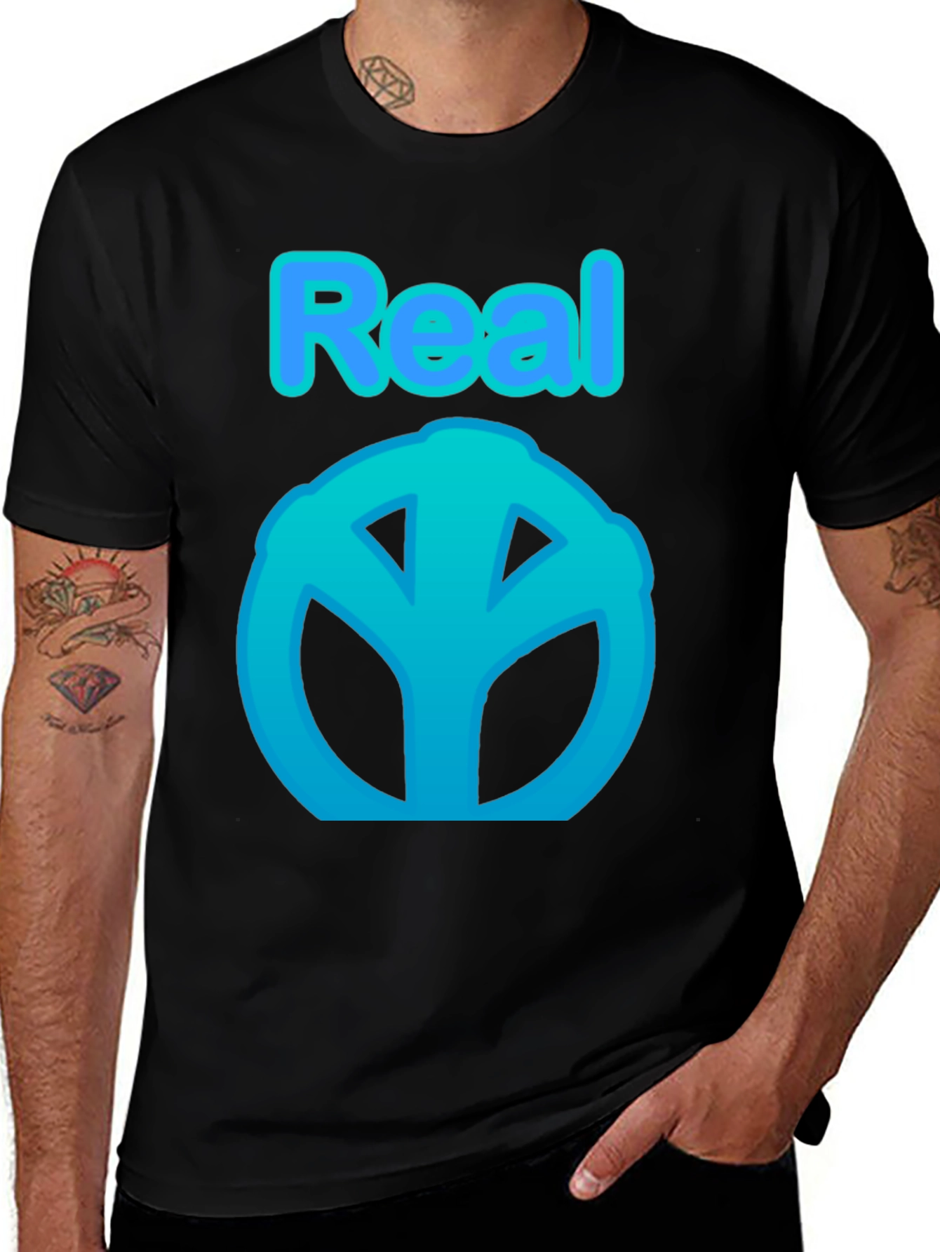 Variant 16 of Real Peace Sign Graphic Tee - Stylish Comfort